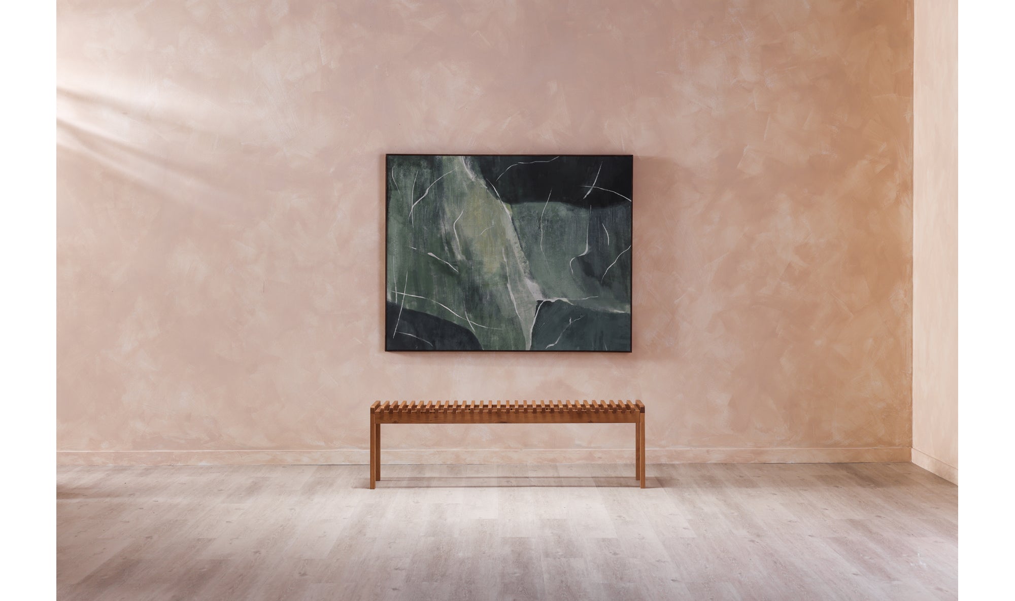 Impression Framed Painting Verdant Palette