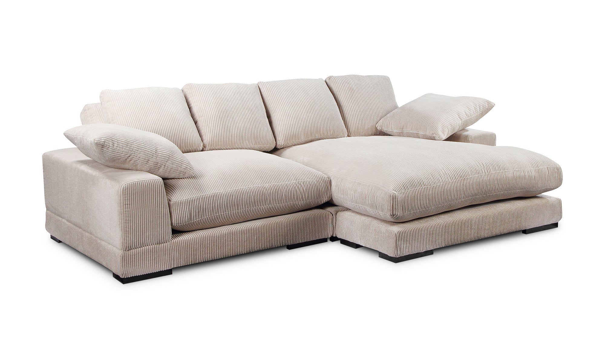 Plunge Sectional Cappuccino