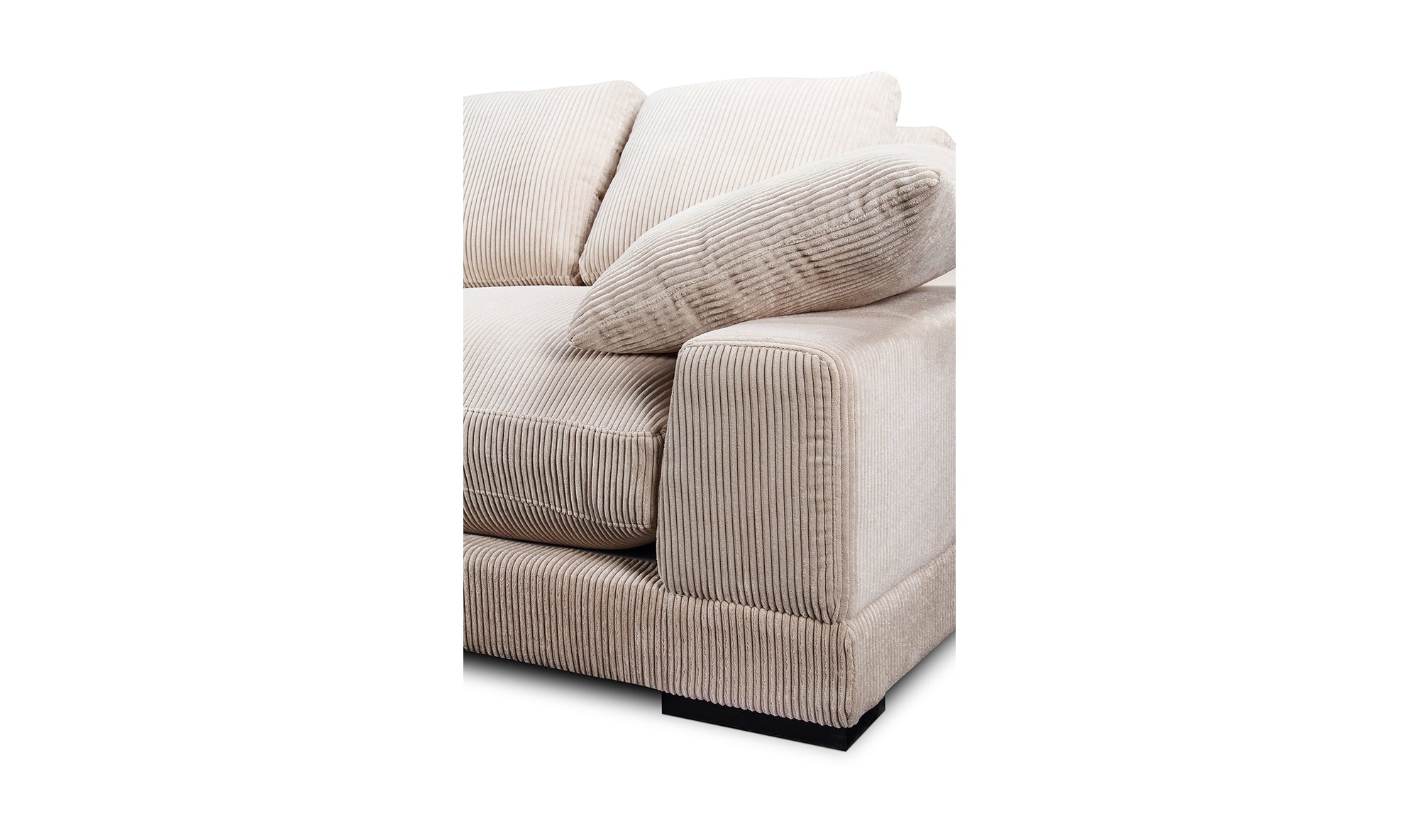Plunge Sectional Cappuccino