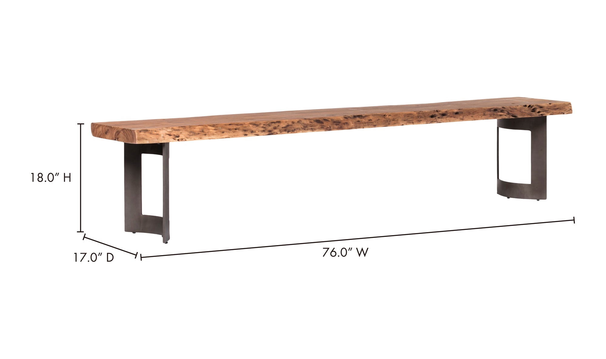 Bent Bench Extra Small