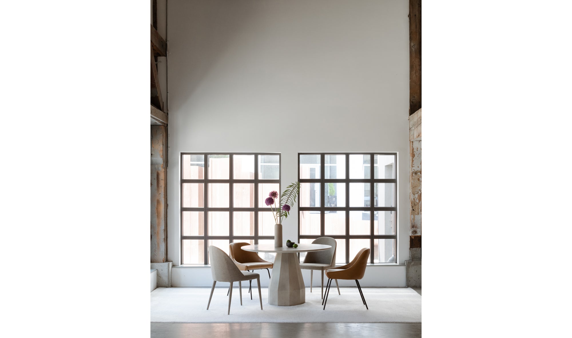 Burton Dining Chair Light Grey - Set Of Two