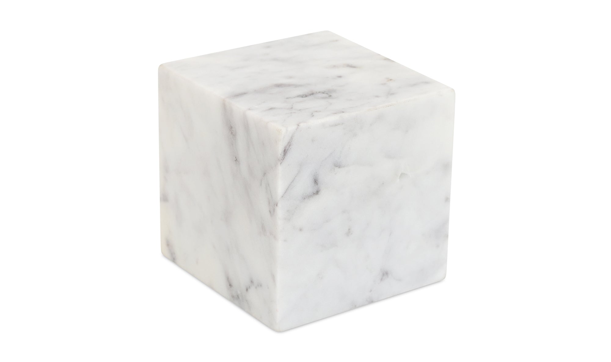 Cora Cube Tabletop Accent Banswara Purple White