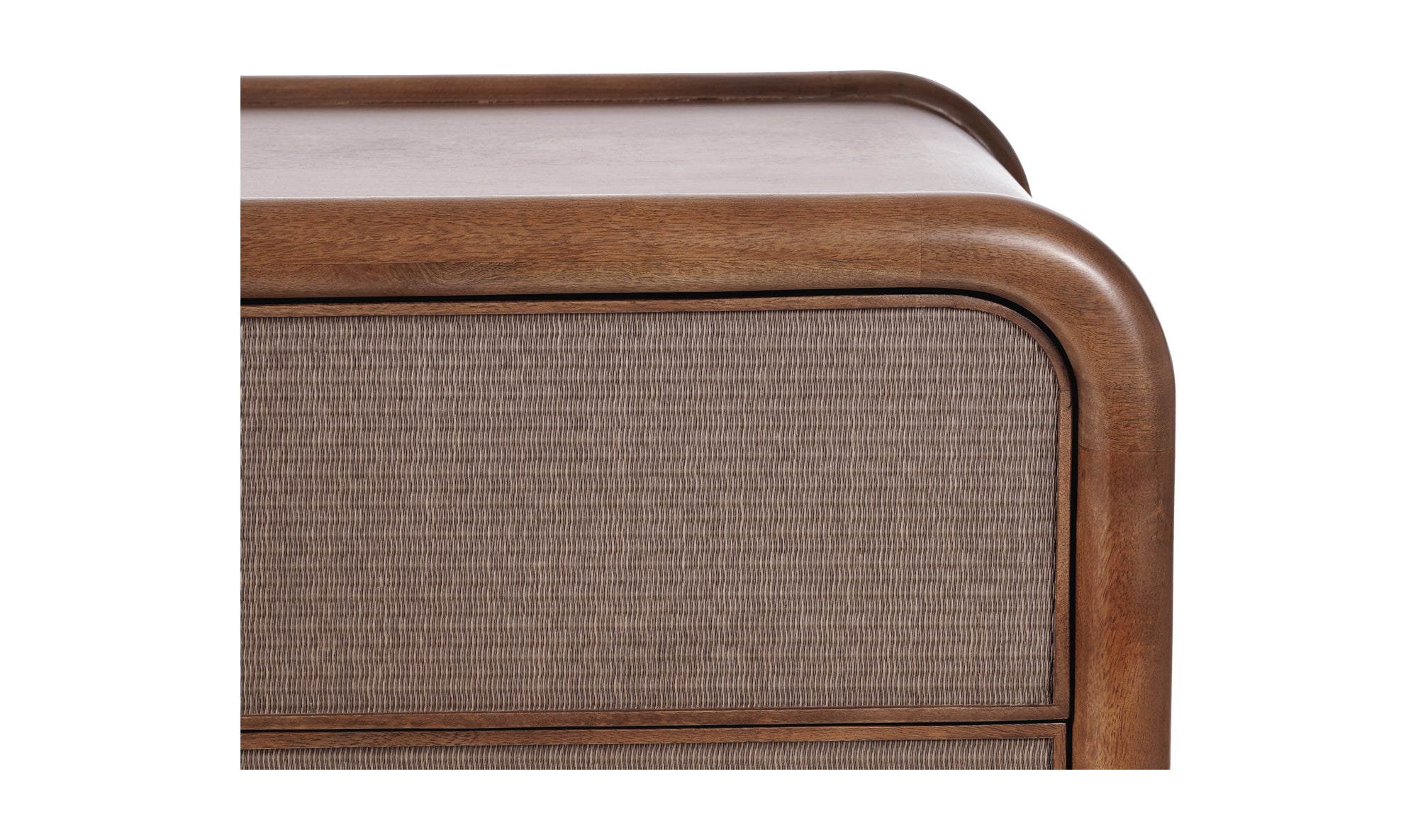 Rye 3 Drawer Nightstand Warm Brown