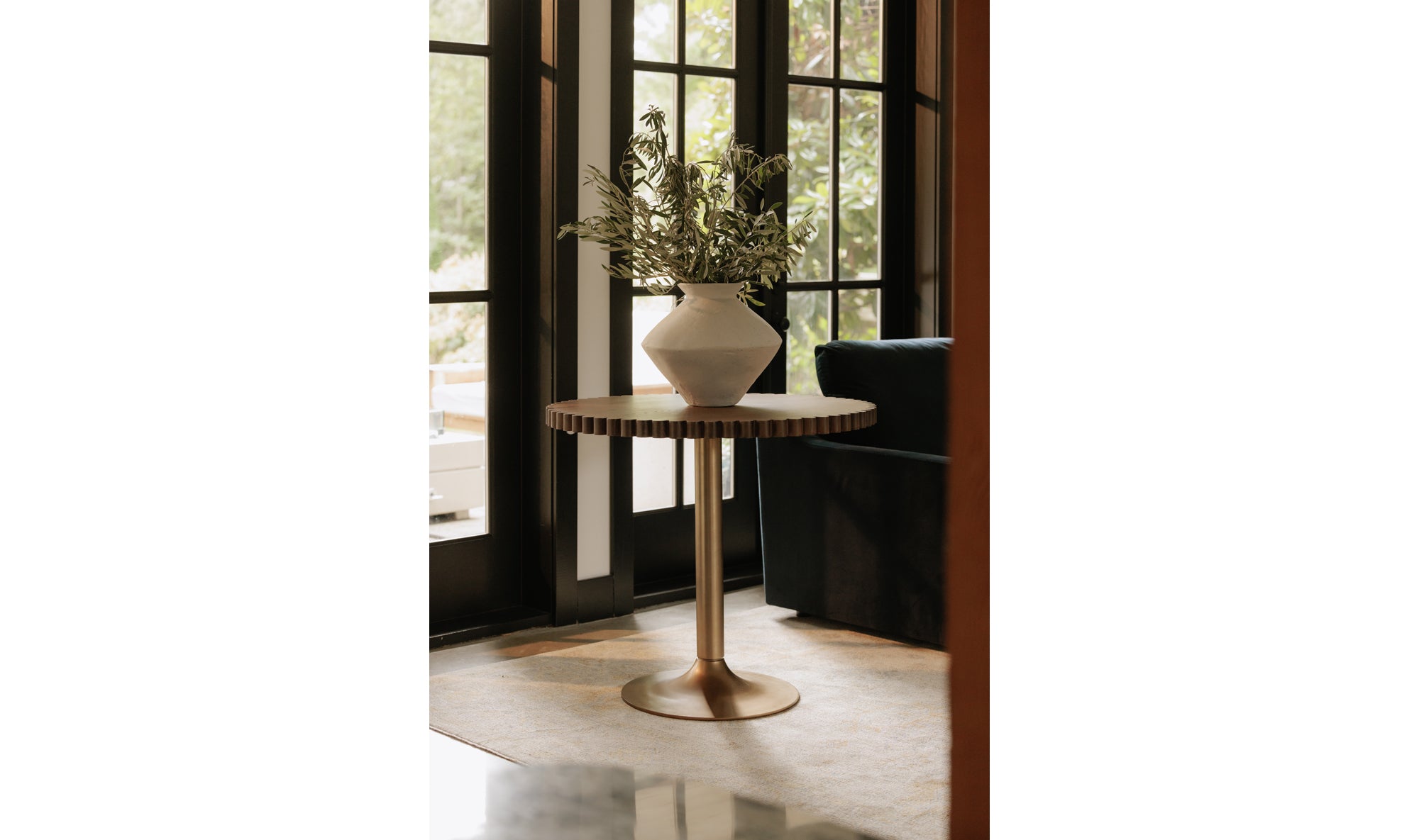 Raja Large Decorative Vessel Beige