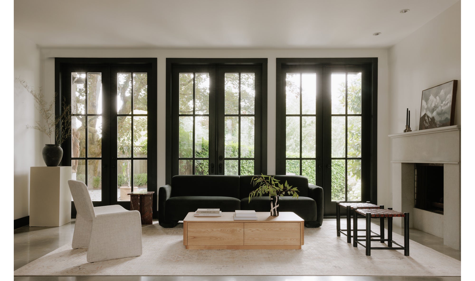 Ella Accent Chair Heather Beige