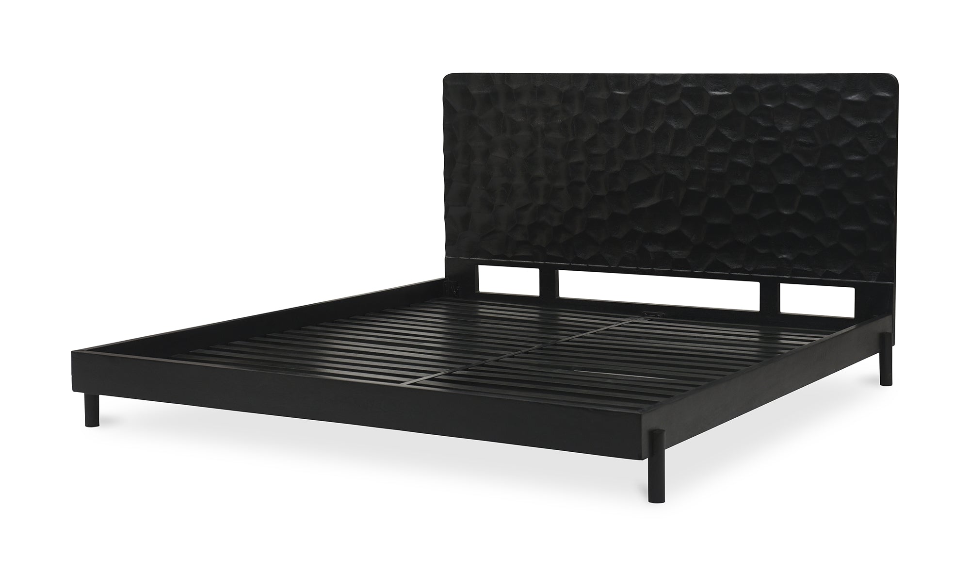 Misaki Queen Bed Black