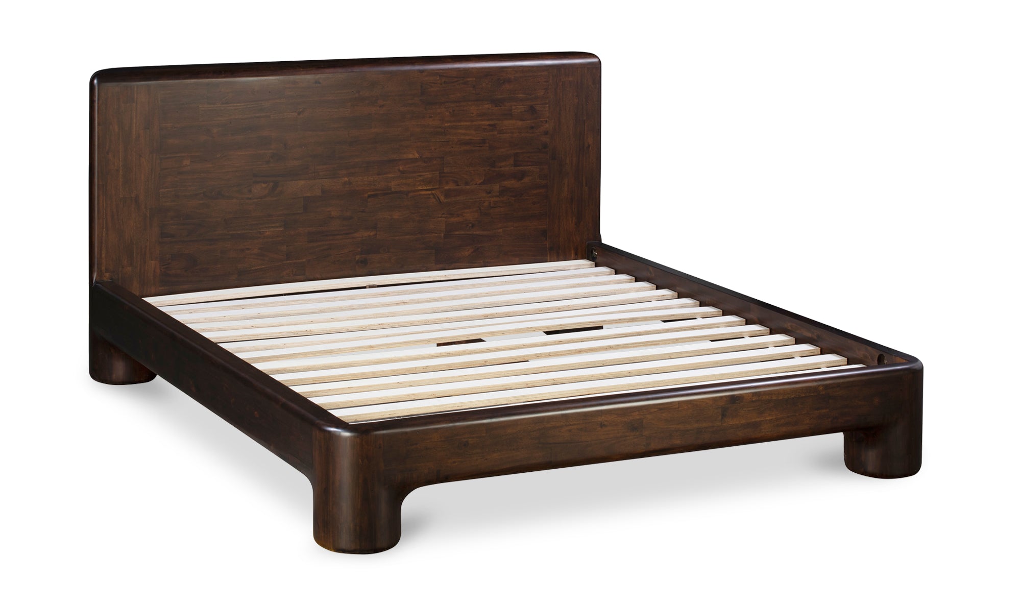 Rowan Bed Queen Dark Brown