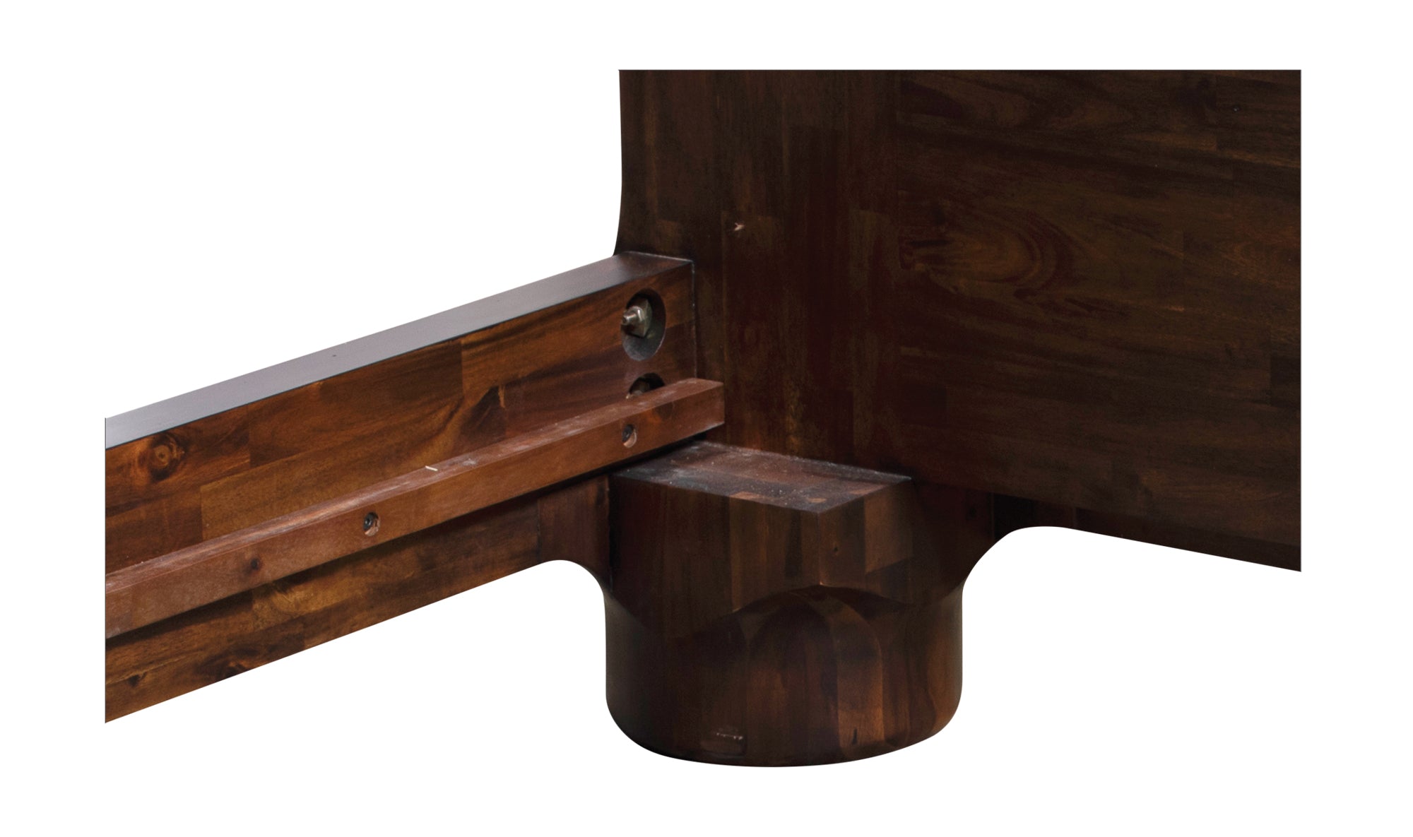 Rowan Bed Queen Dark Brown