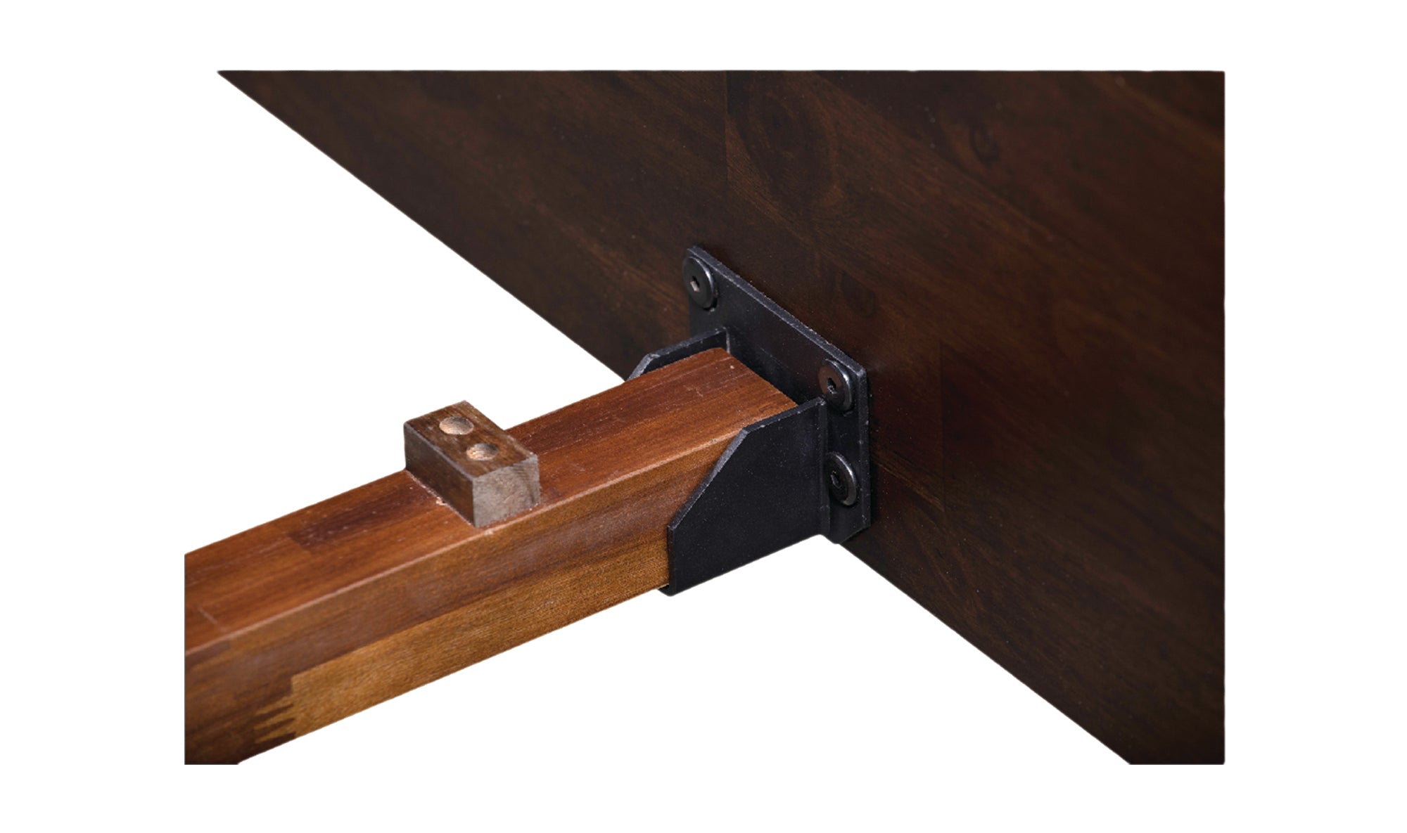 Rowan Bed Queen Dark Brown