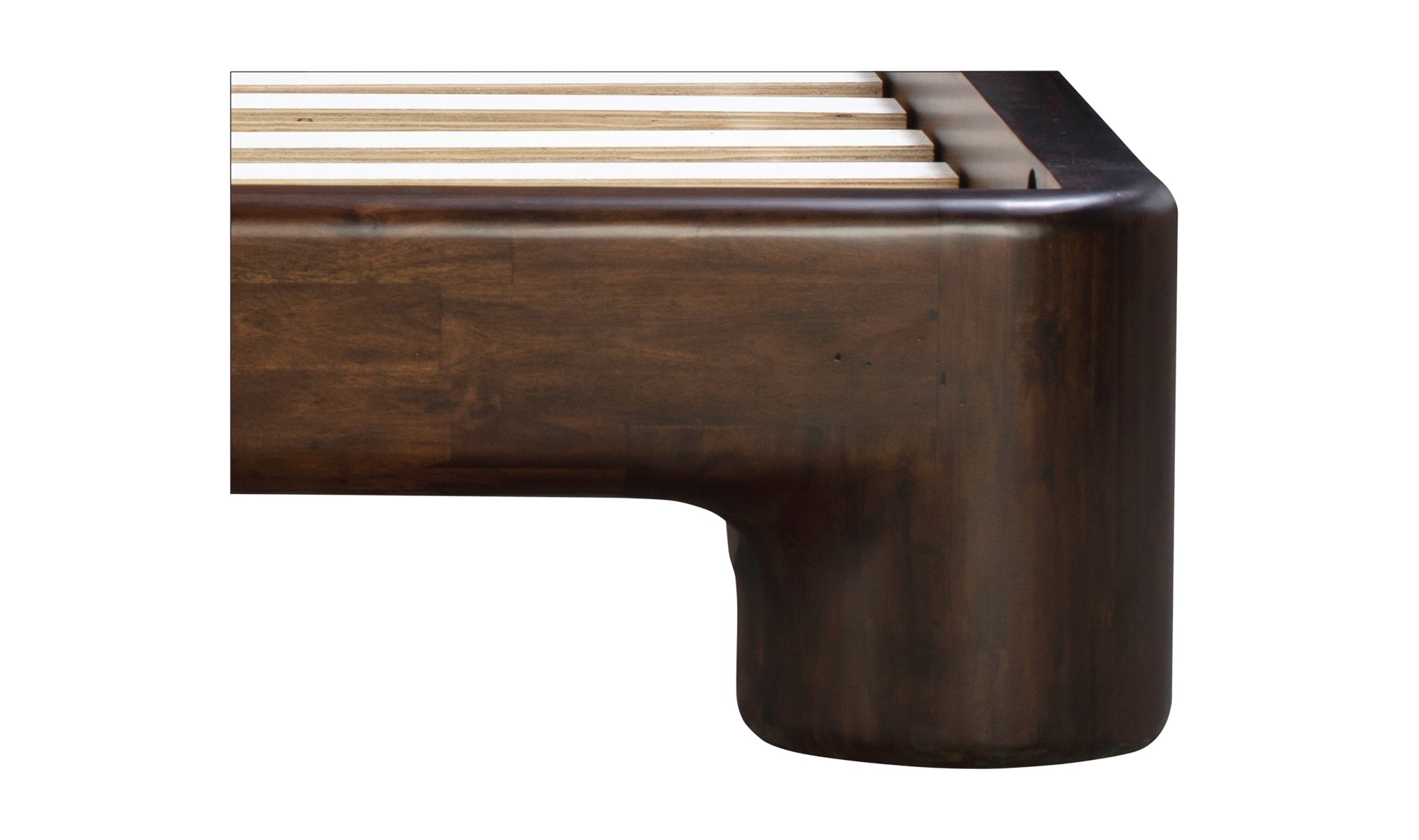 Rowan Bed Queen Dark Brown