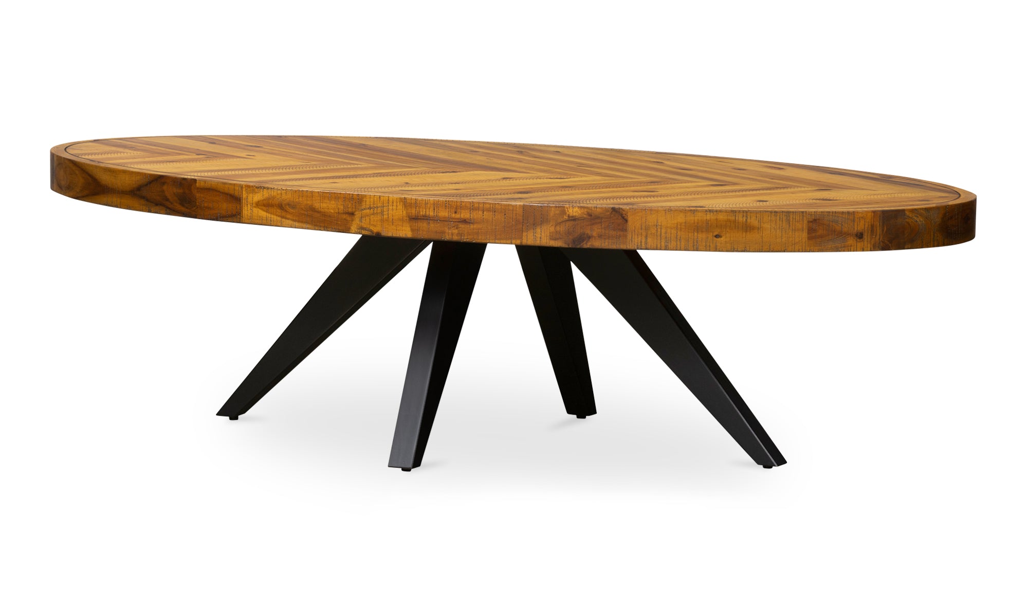 Parq Oval Coffee Table Amber