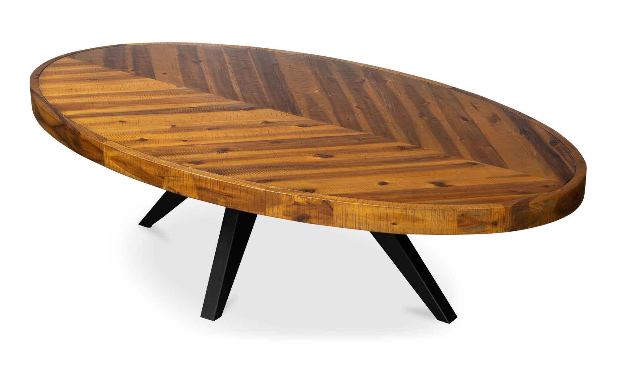 Parq Oval Coffee Table Amber