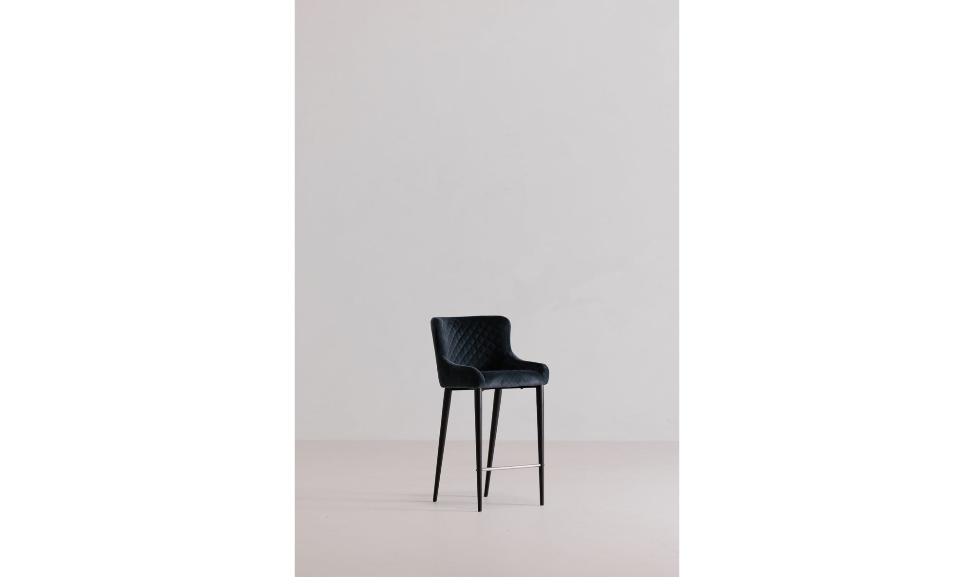 Etta Bar Stool Dark Grey