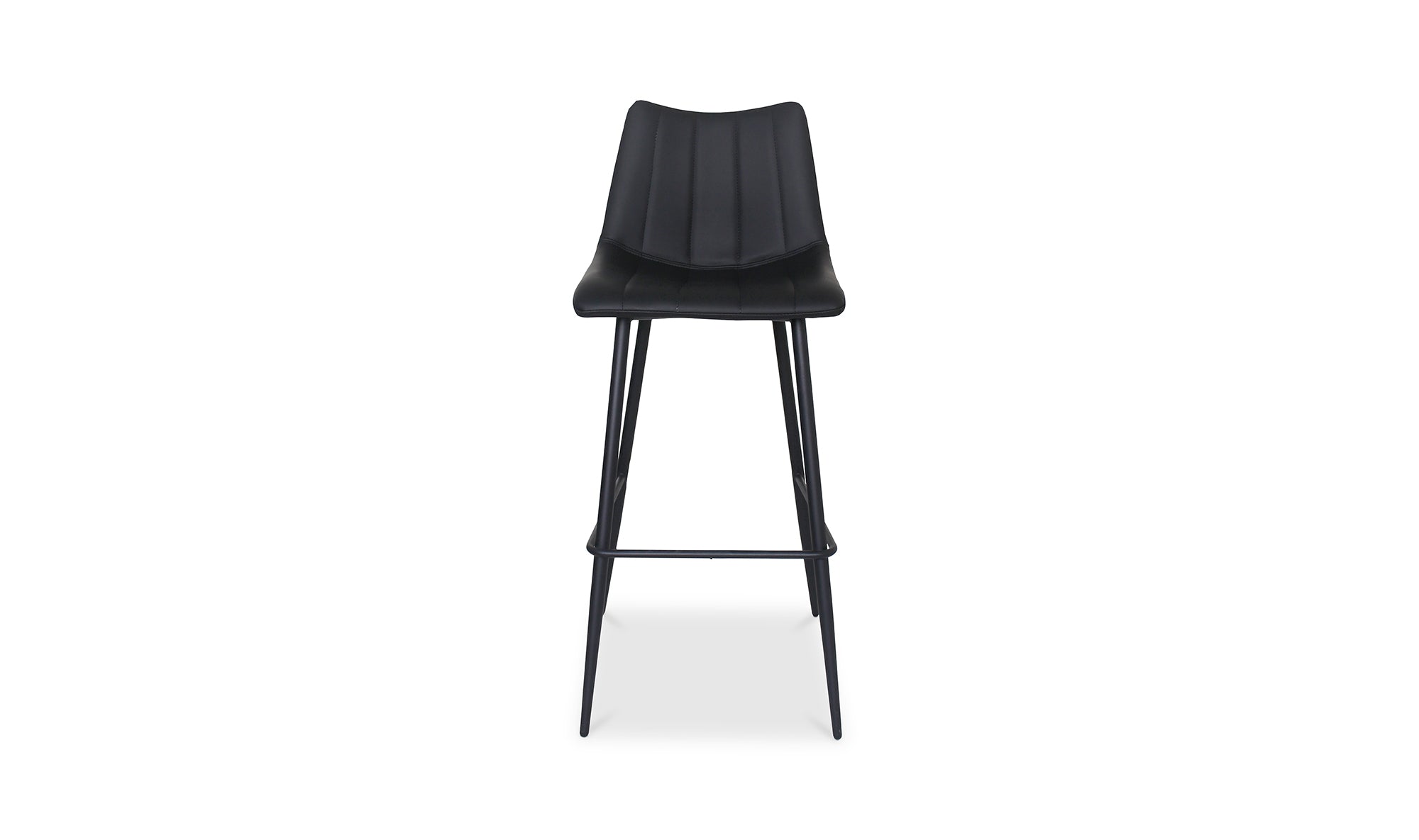 Alibi Bar Stool Matte Black-Set of Two