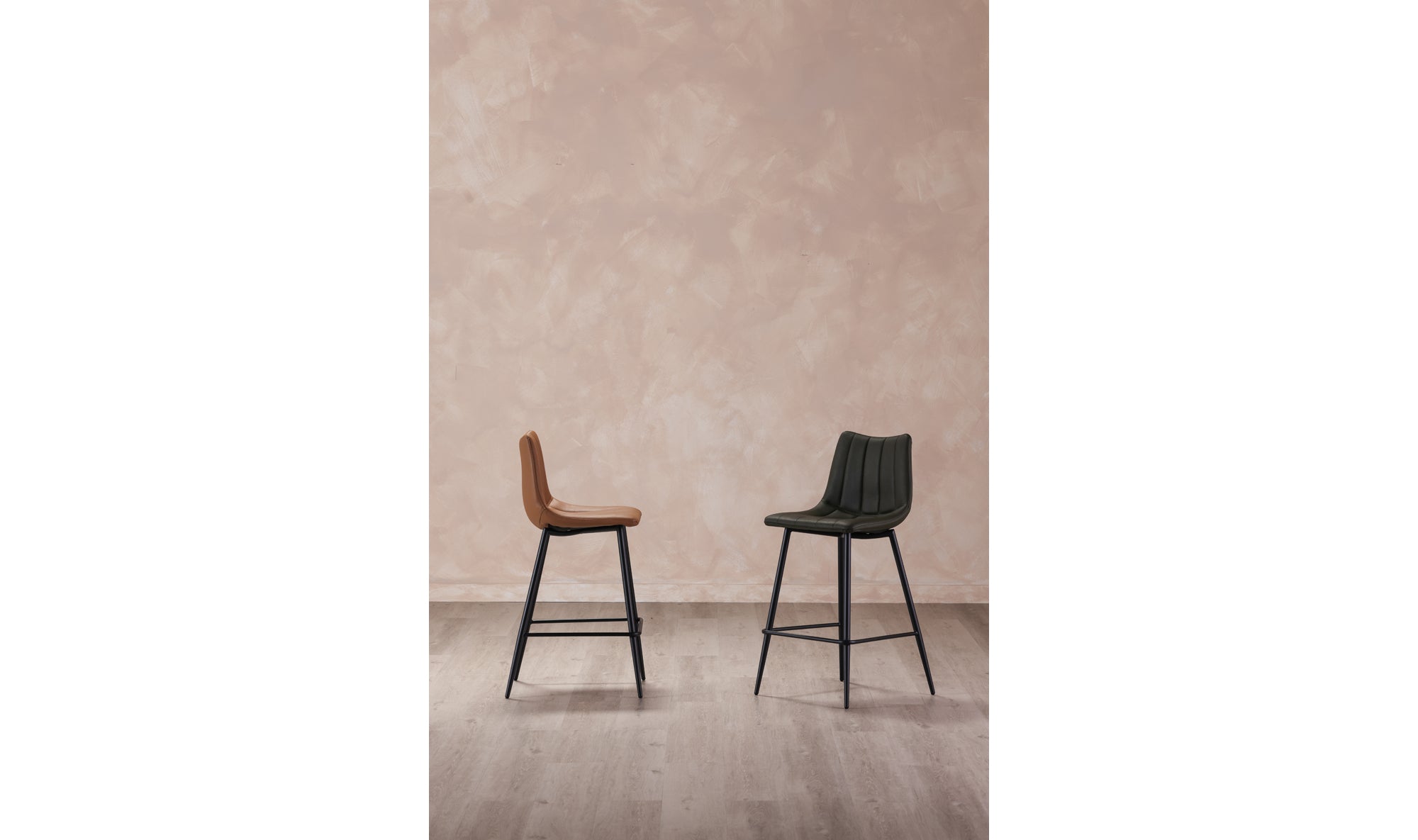 Alibi Bar Stool Dark Green-Set of Two
