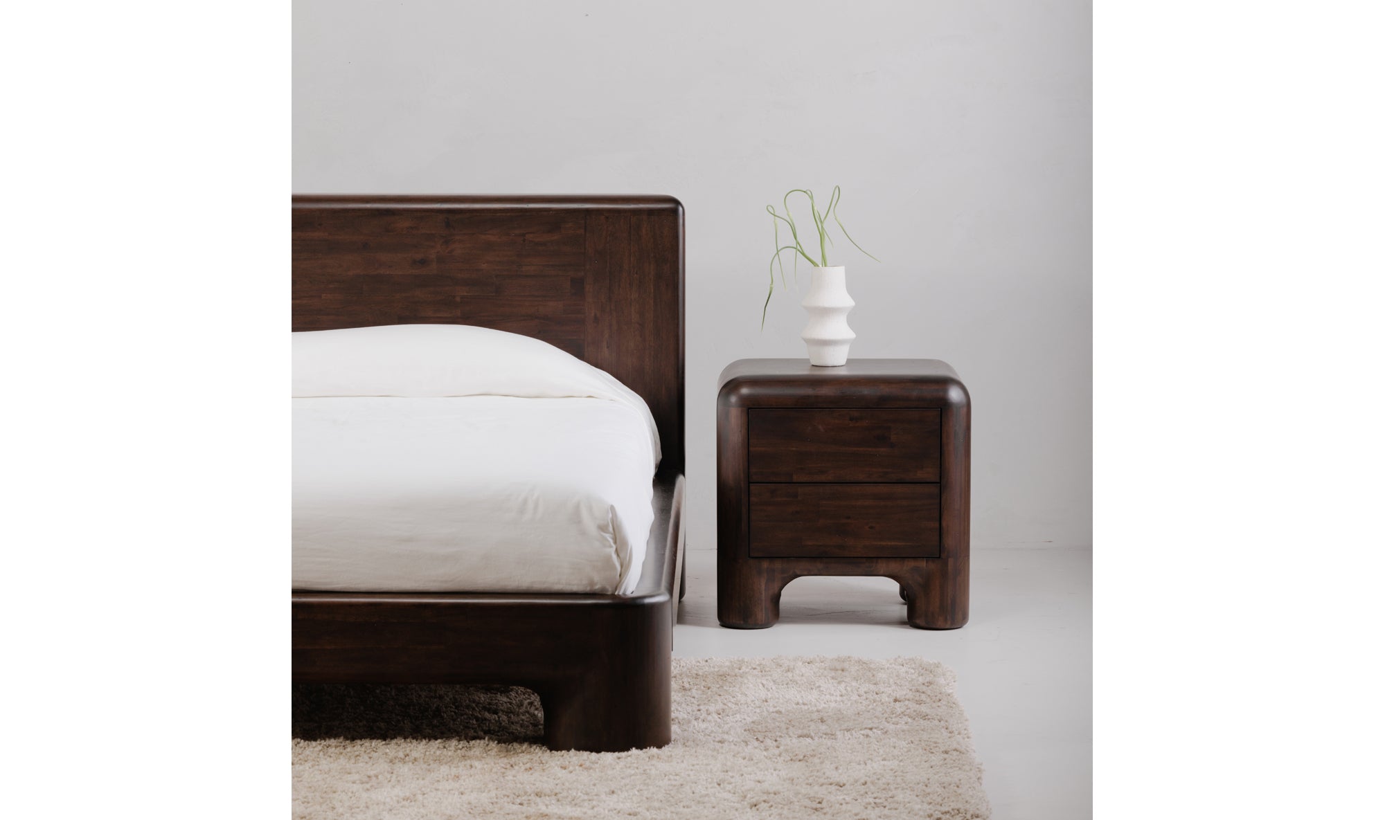 Rowan Nightstand Dark Brown