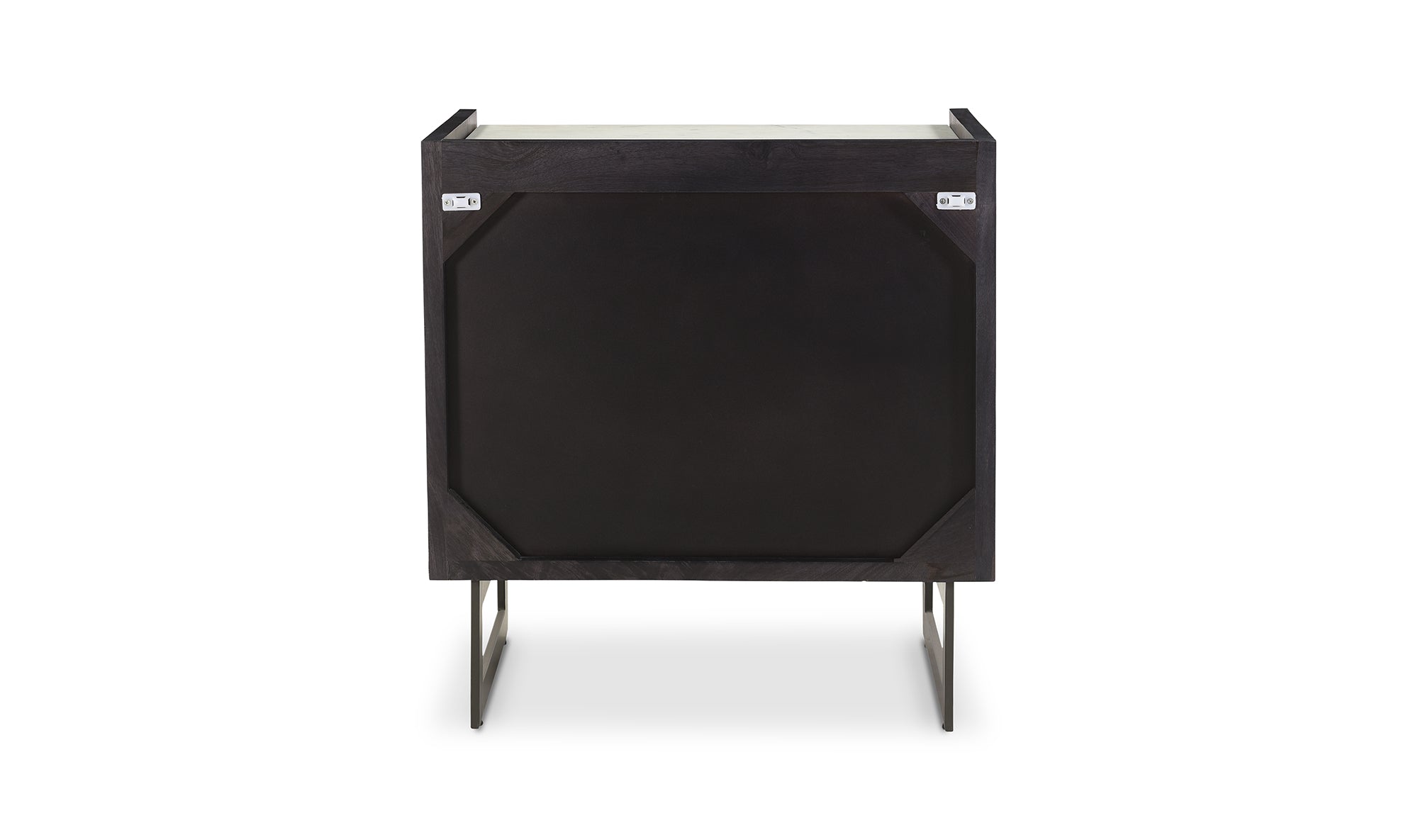 Paloma 3 Drawer Nightstand Charcoal Grey