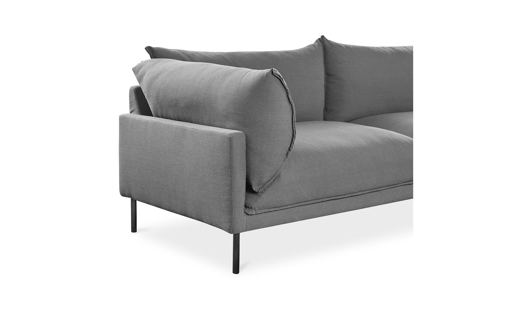 Jamara Right Sectional Charcoal