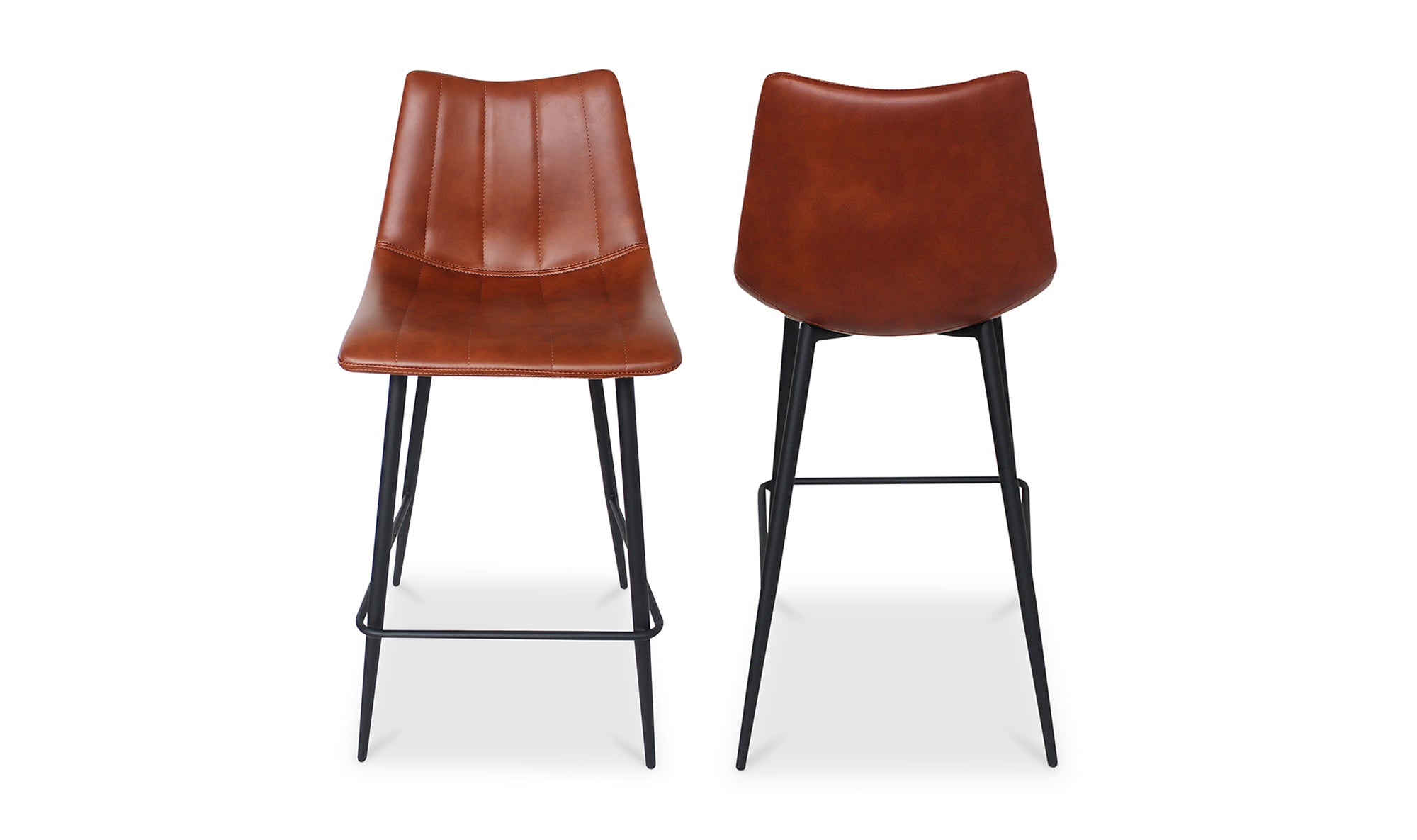 Alibi Counter Stool Brown-Set of Two