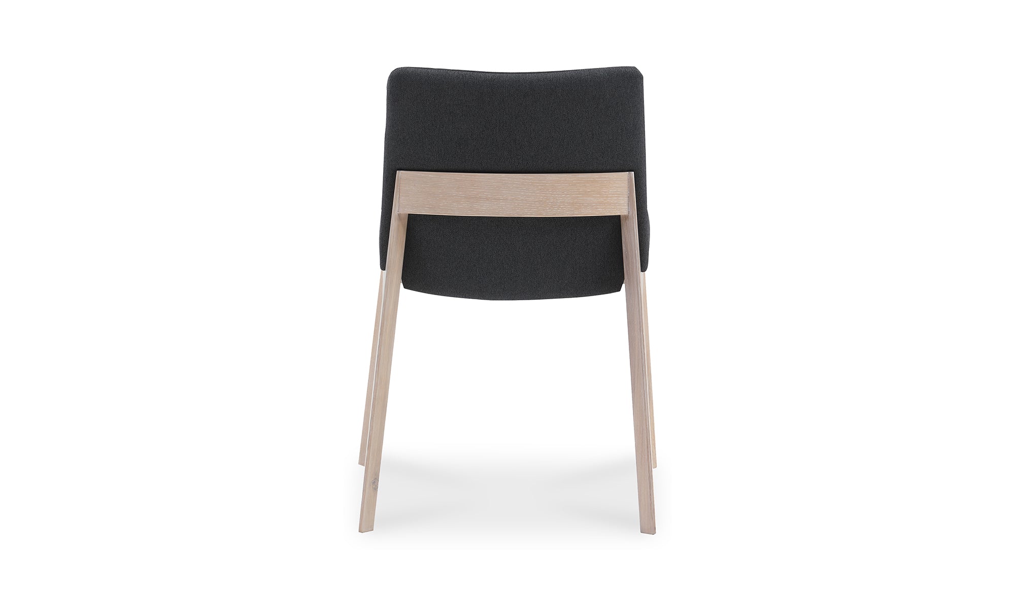 Deco Oak Dining Chair Dark Grey - Set Of Two