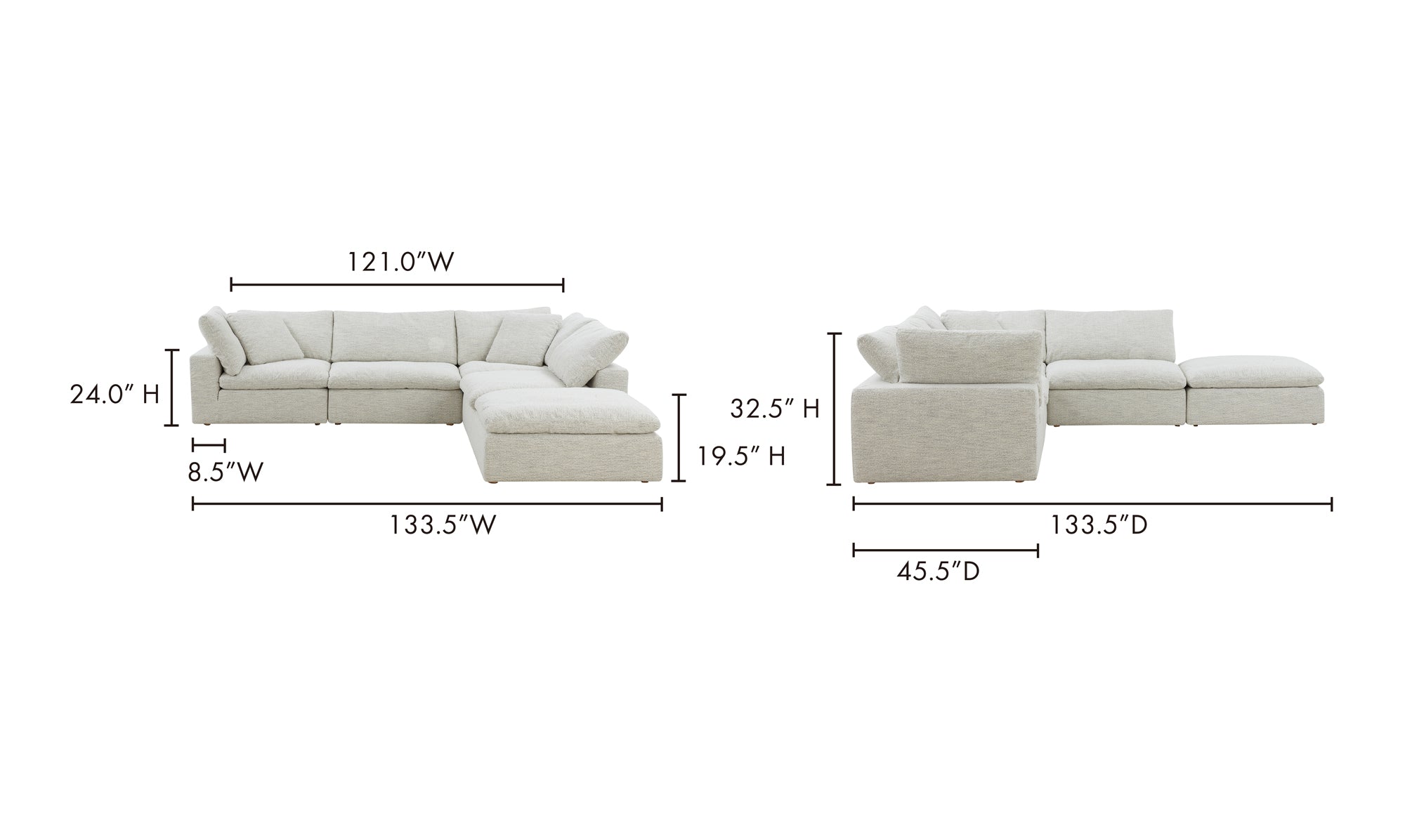 Clay Dream Modular Sectional
