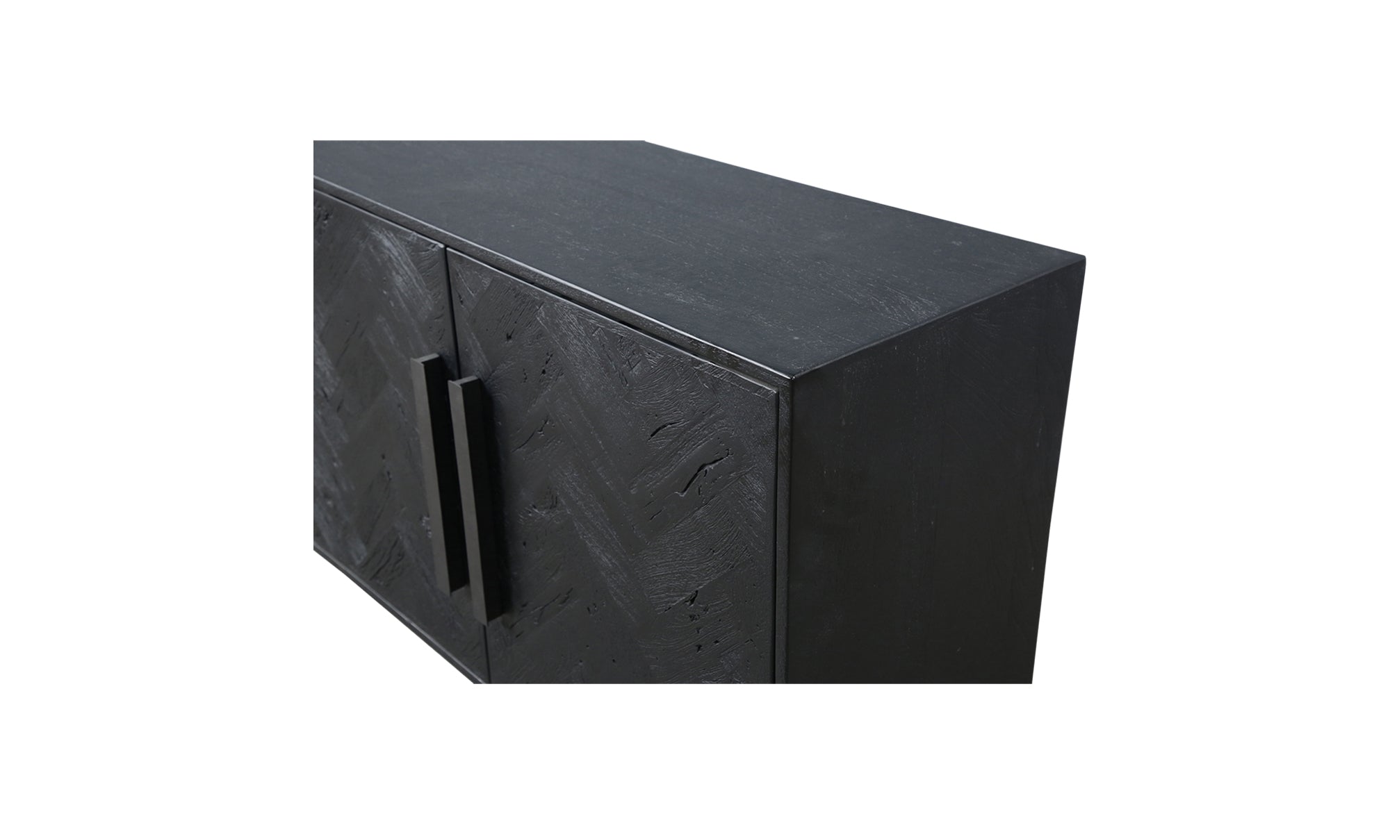 Fishbone Sideboard Black