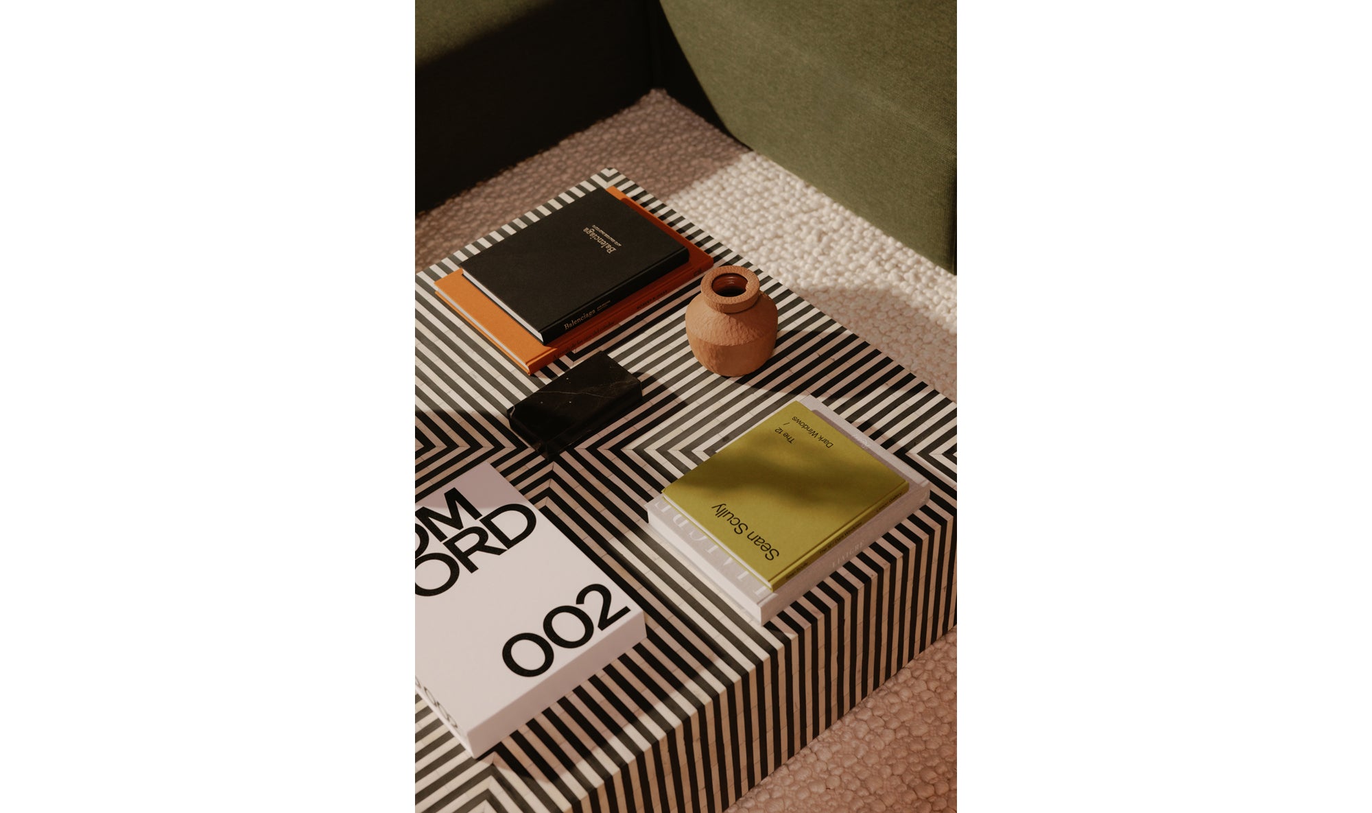 Terning Coffee Table Black and White