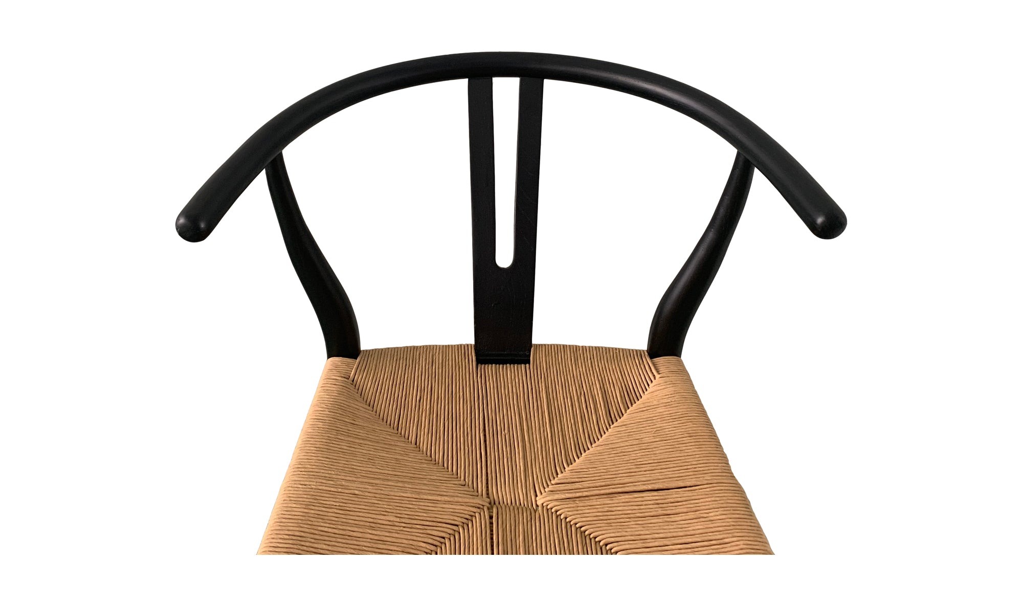 Ventana Counter Stool Black and Natural