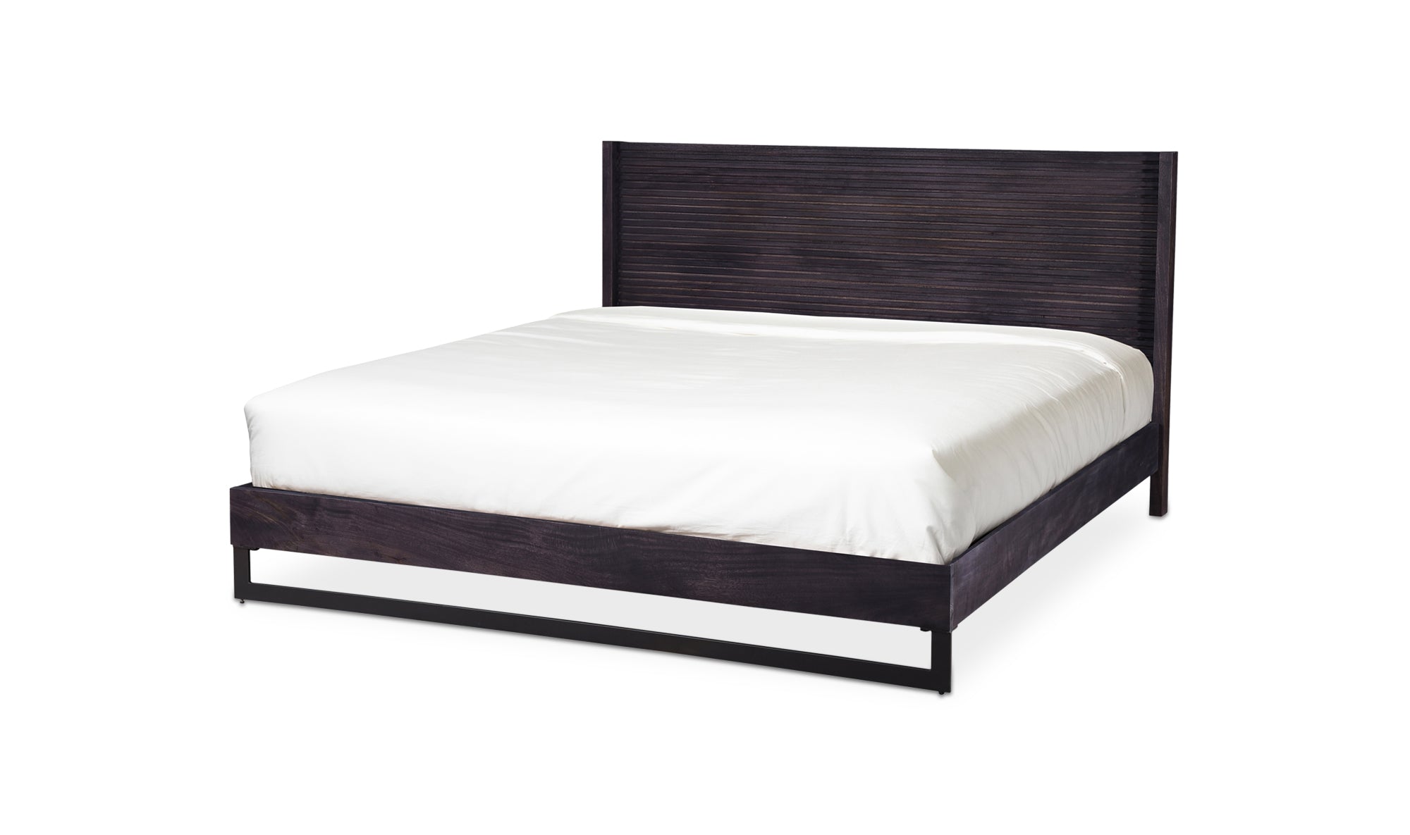 Paloma Queen Bed Charcoal Grey