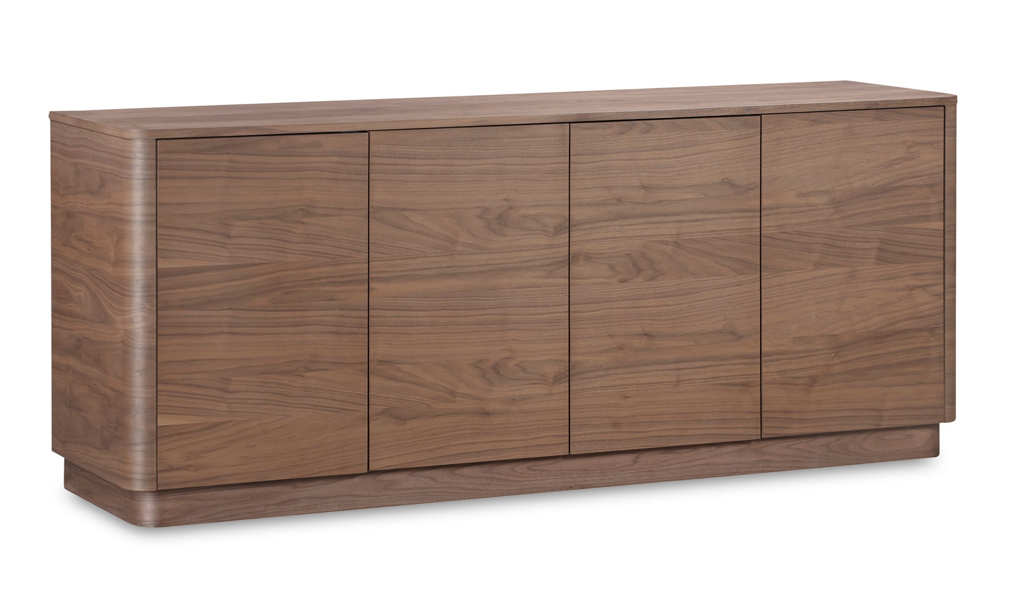 Round Off Sideboard Walnut Brown