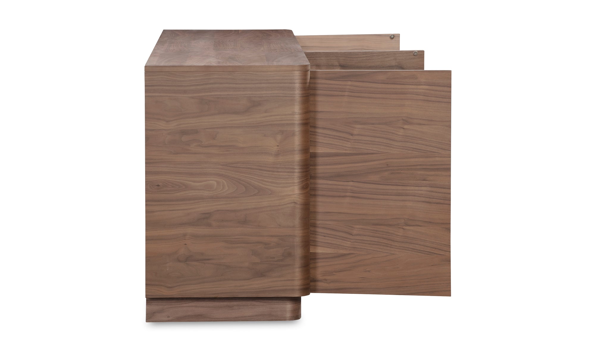 Round Off Sideboard Walnut Brown