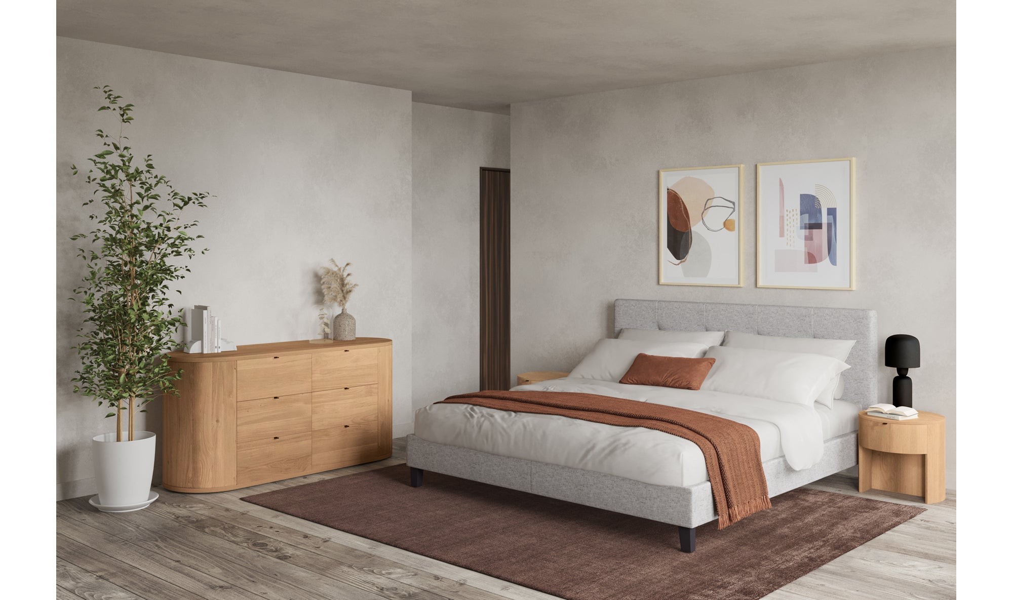 Theo One Drawer Nightstand