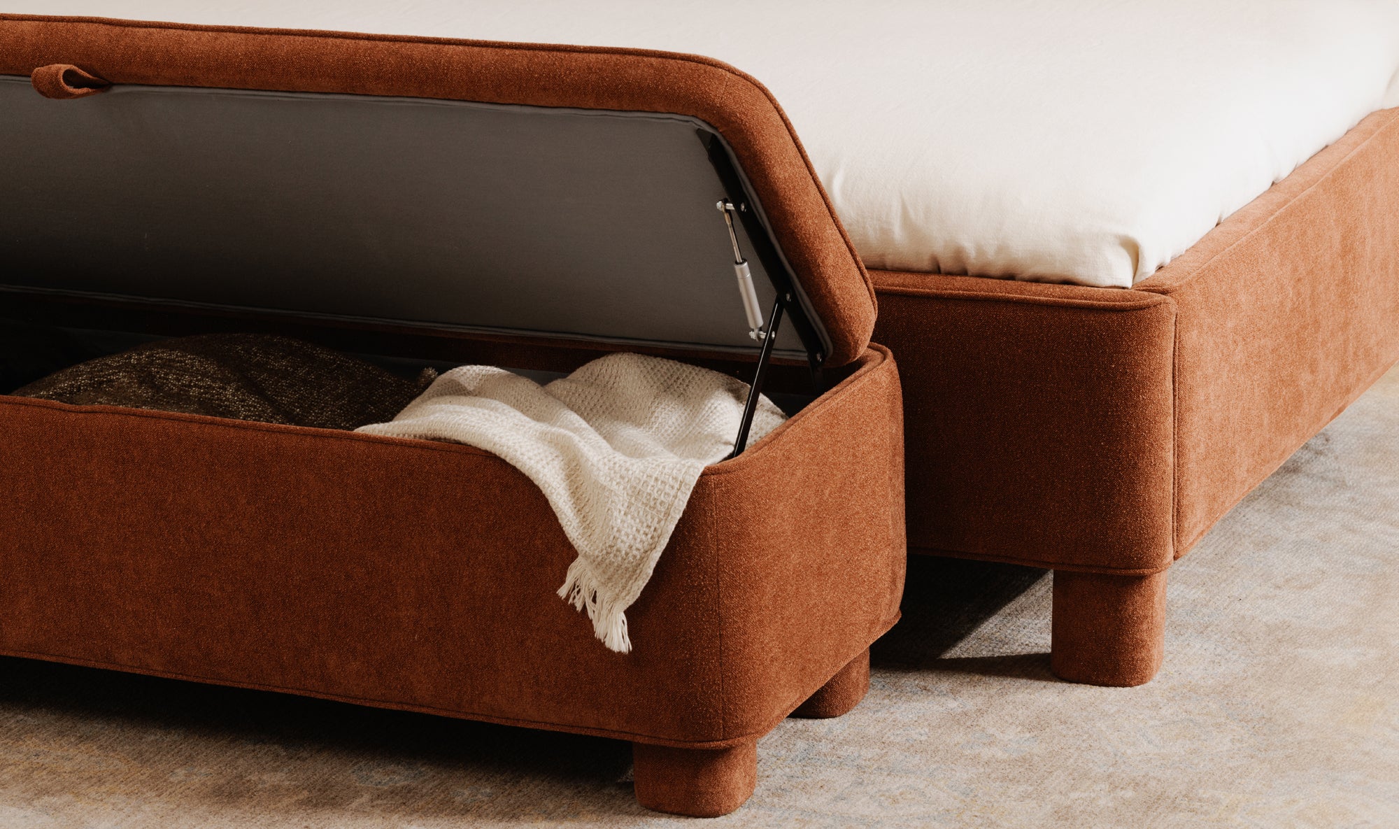 Ichigo Storage Bench Deep Orange