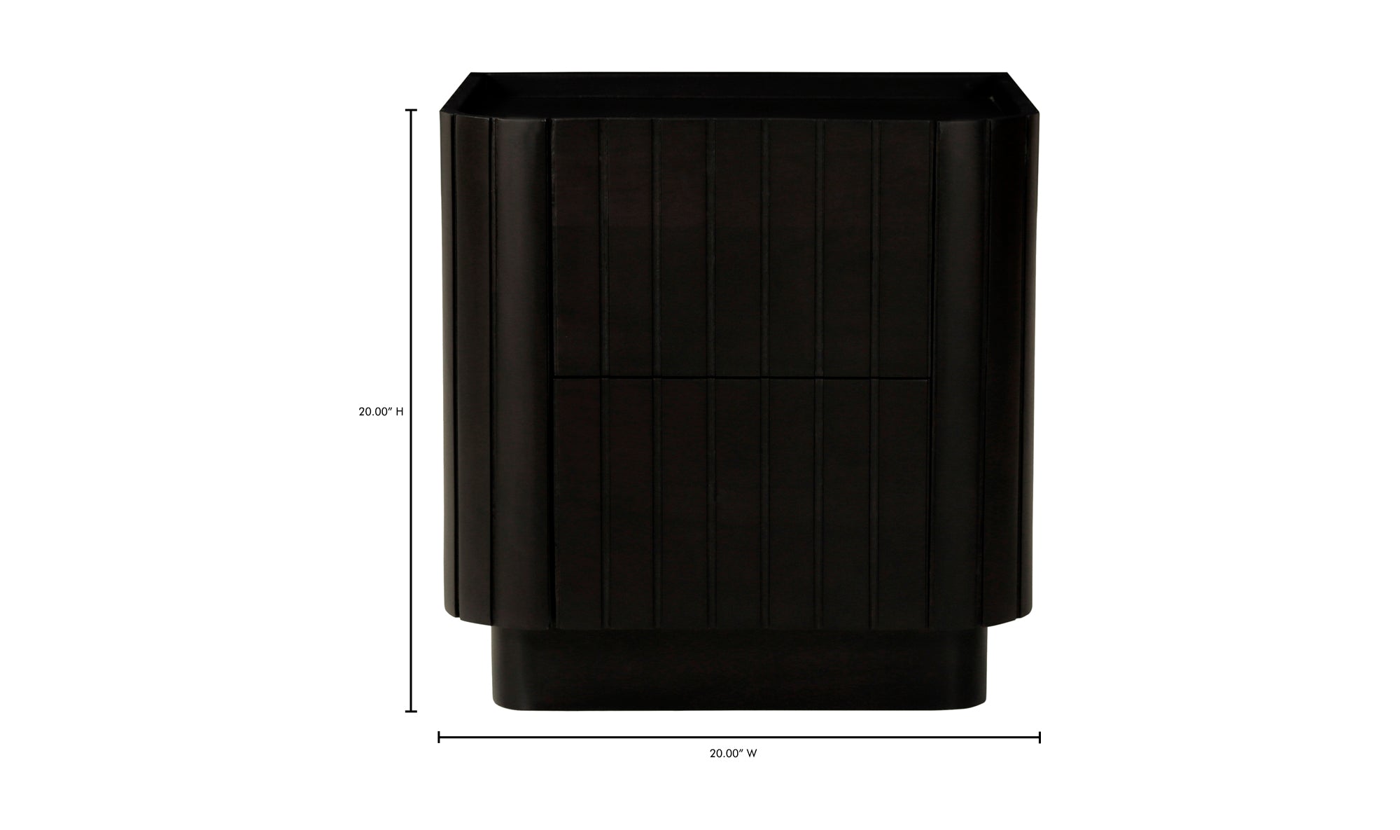 Povera Nightstand Black