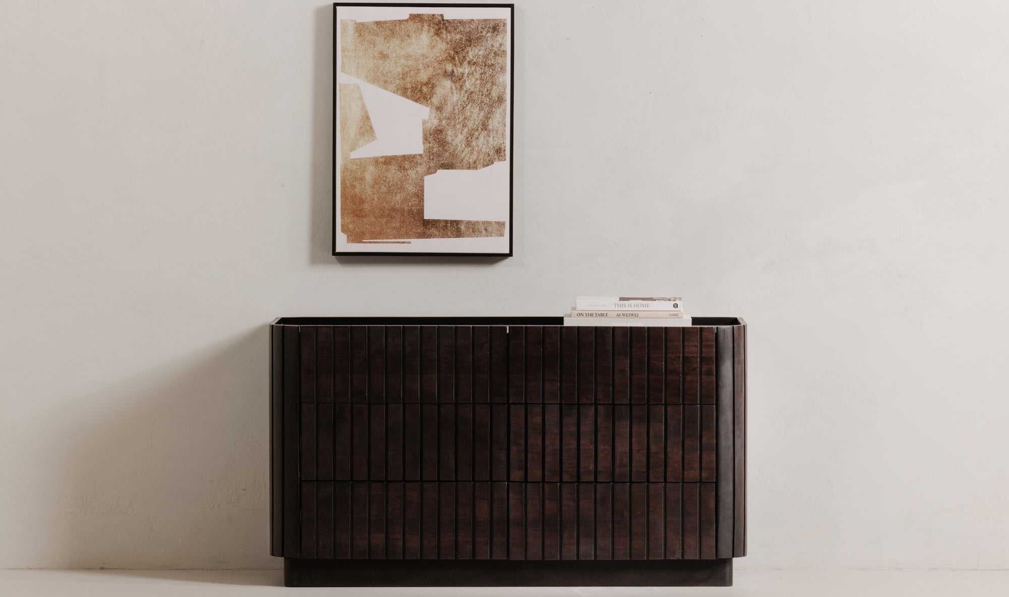 Povera 6 Drawer Dresser Black
