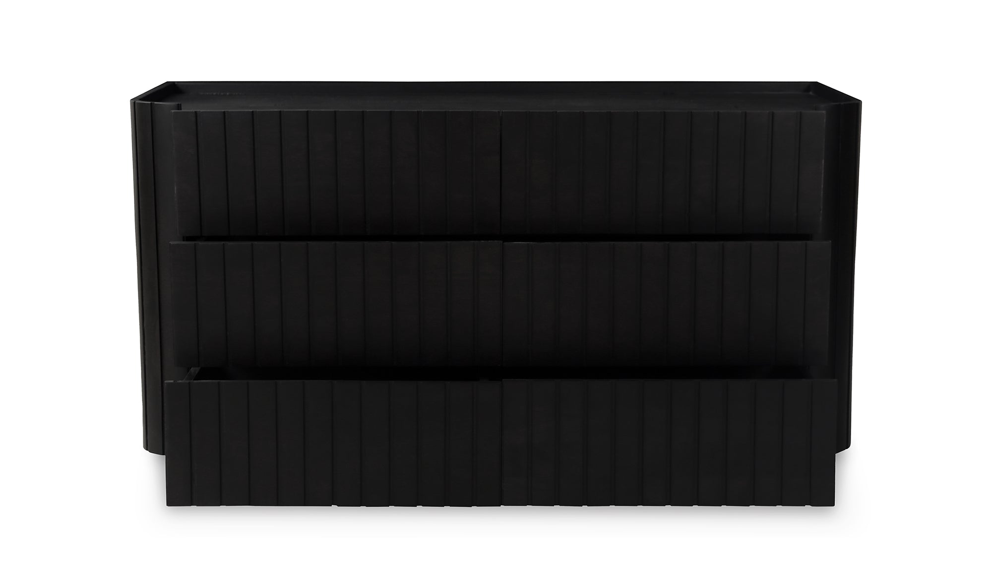 Povera 6 Drawer Dresser Black