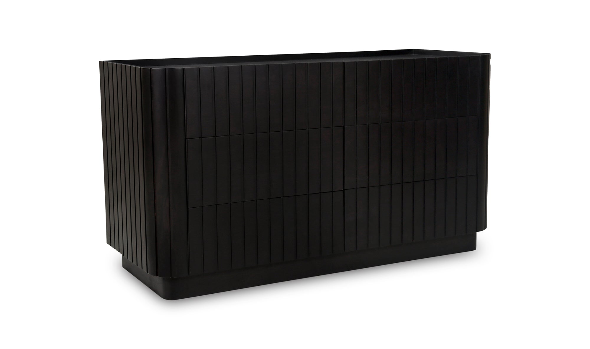 Povera 6 Drawer Dresser Black