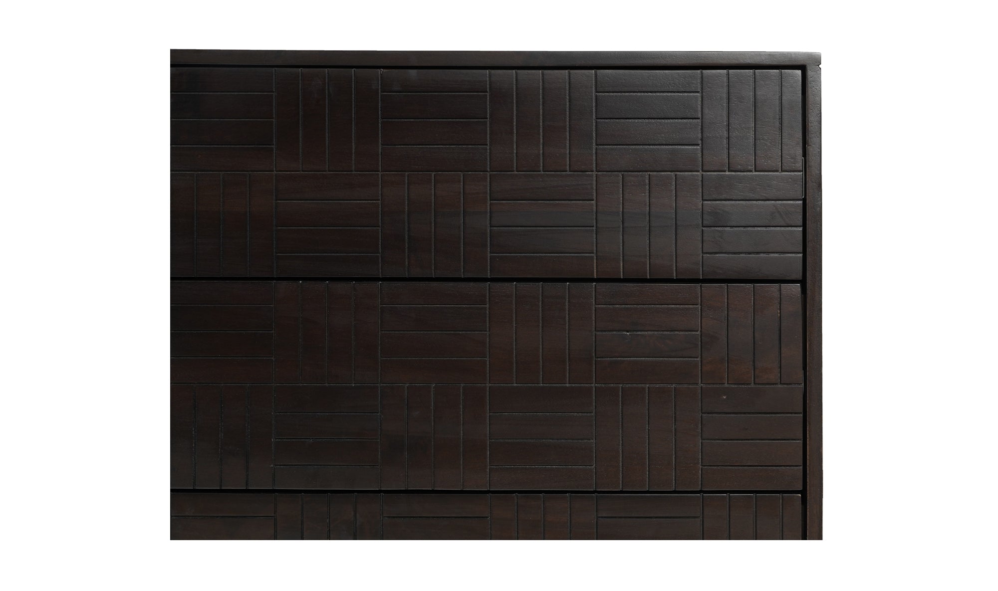 Denman 6 Drawer Dresser Dark Brown