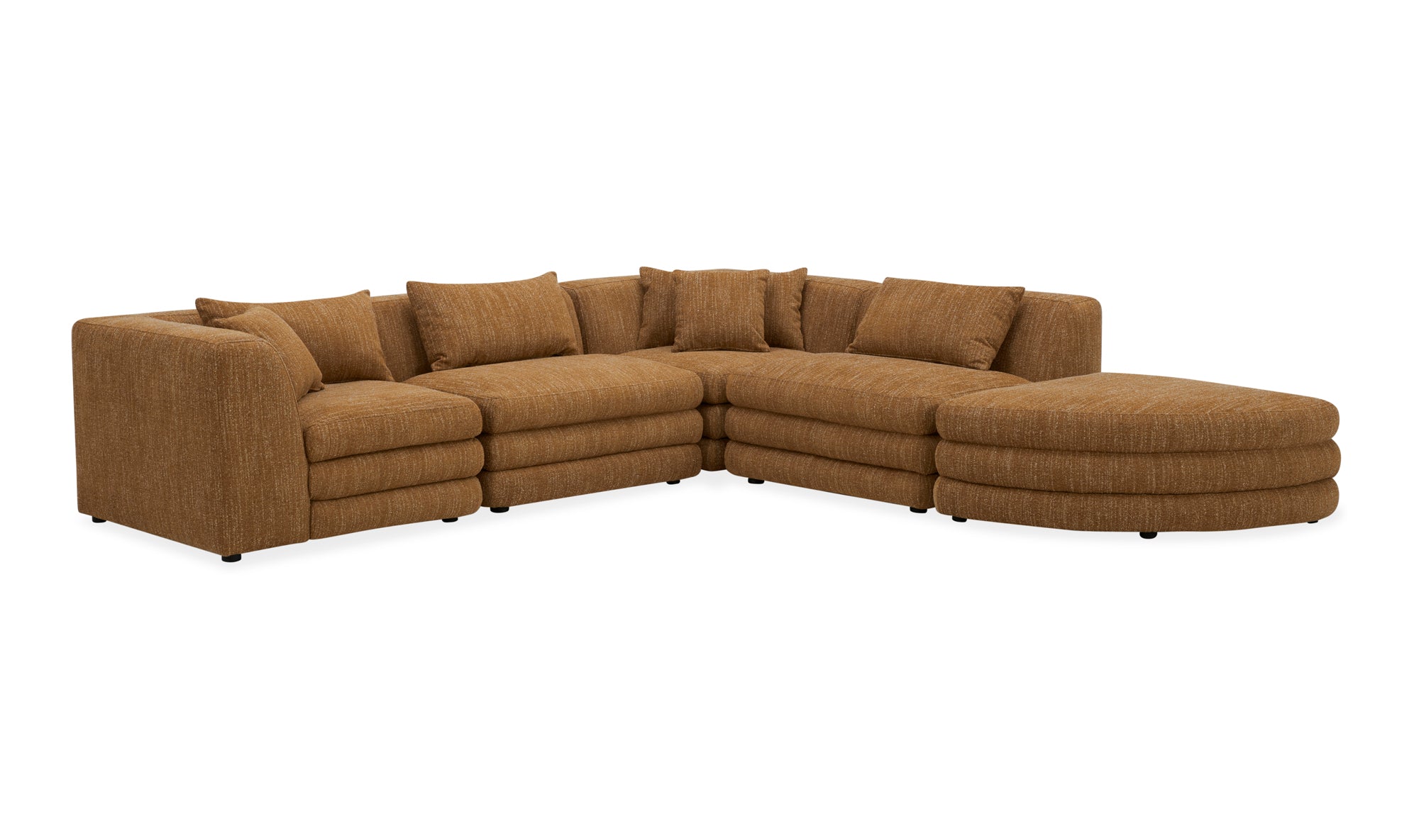 Lowtide Alcove Modular Sectional Amber Glow