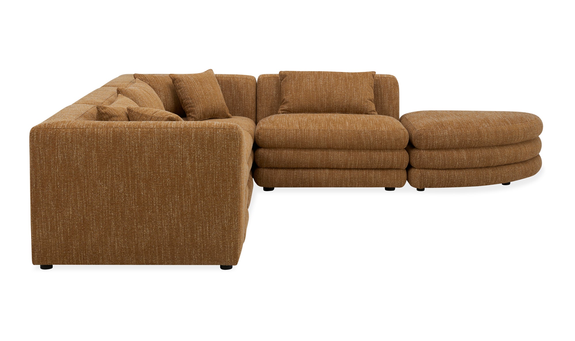 Lowtide Alcove Modular Sectional Amber Glow