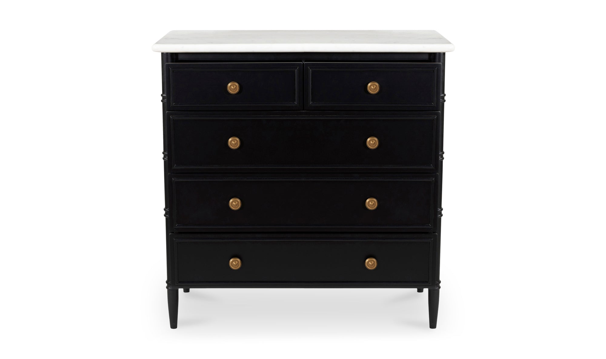 Eleanor 5 Drawer Chest Black