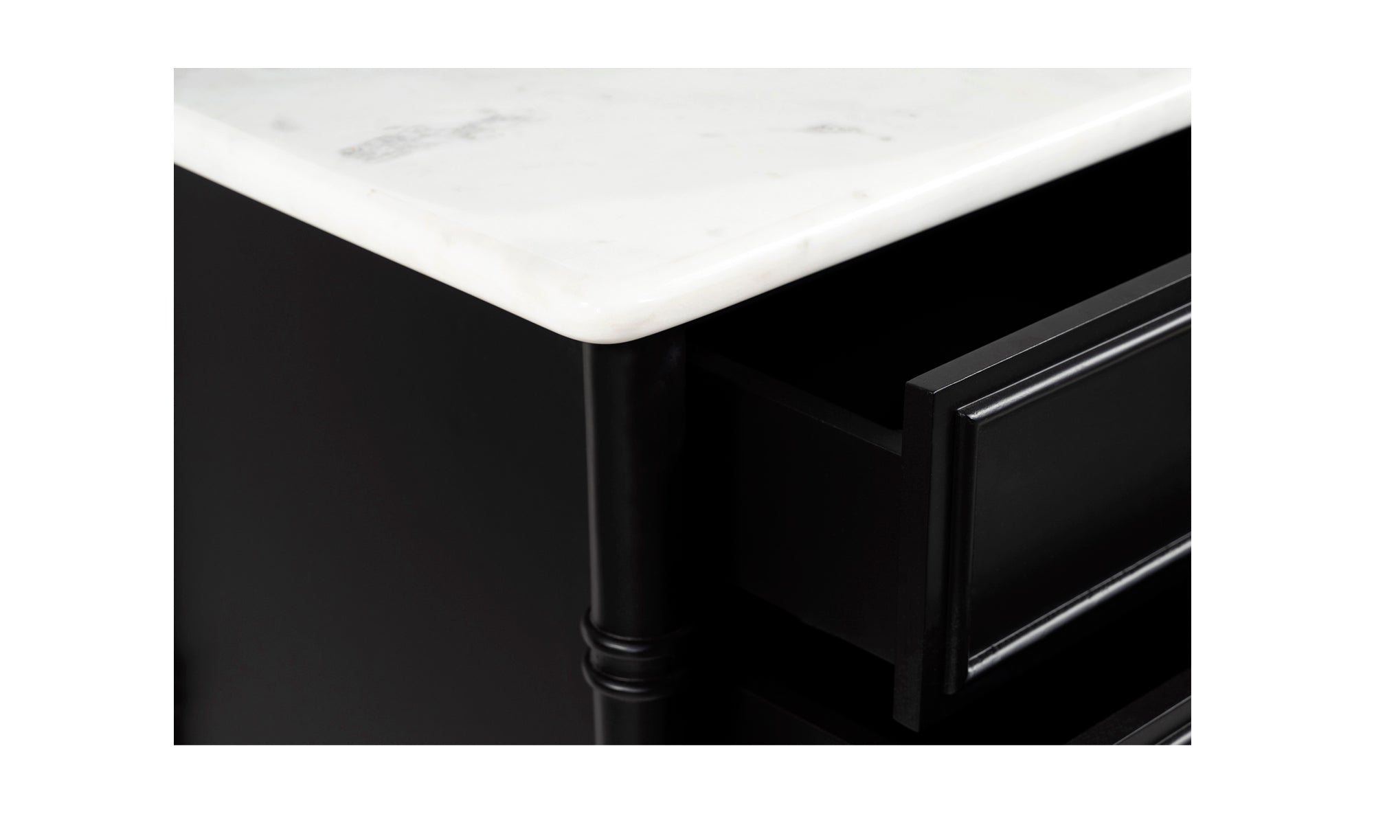 Eleanor 5 Drawer Chest Black