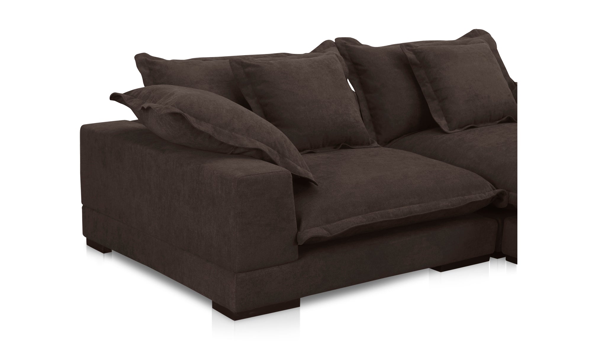 Daydream Sectional Dark Brown