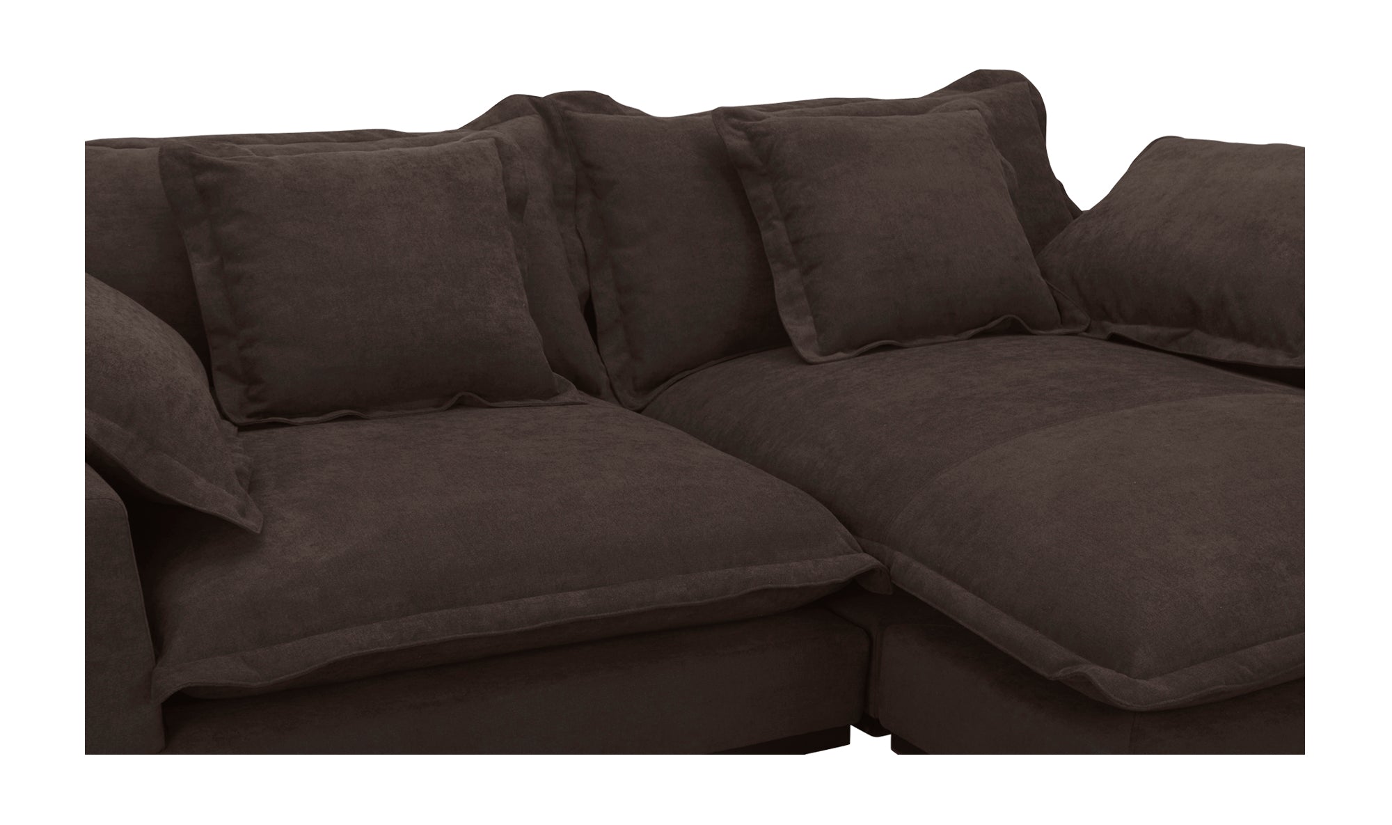 Daydream Sectional Dark Brown