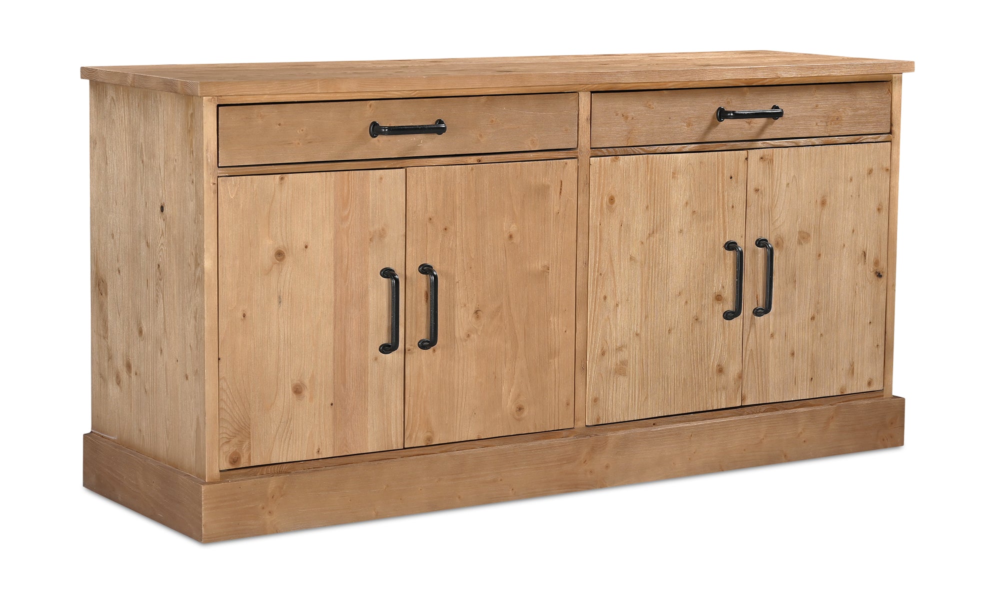 Tade 2 Drawer Sideboard Honey Pine