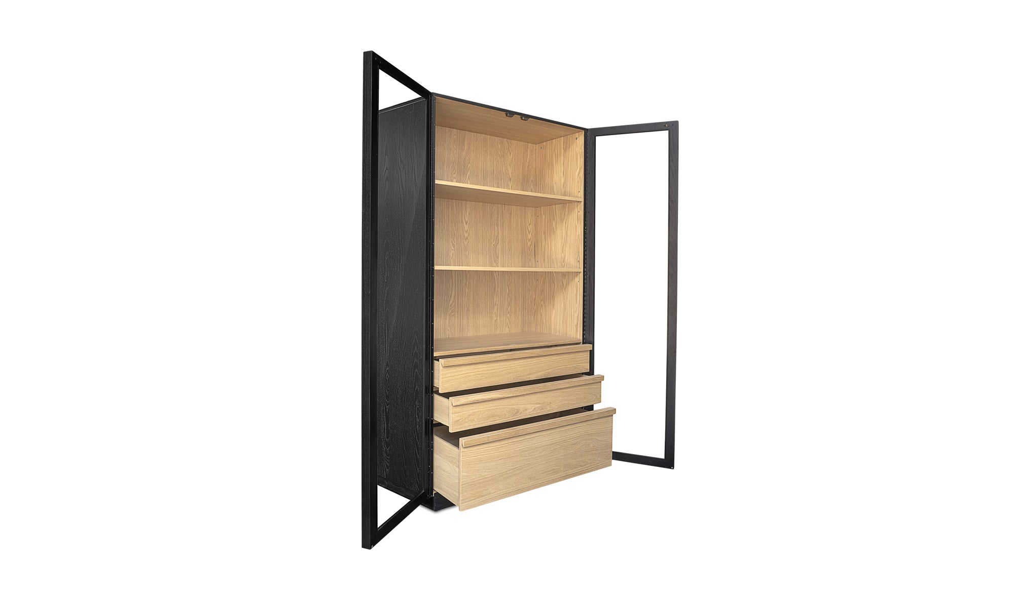 Charlotte Tall Cabinet Black