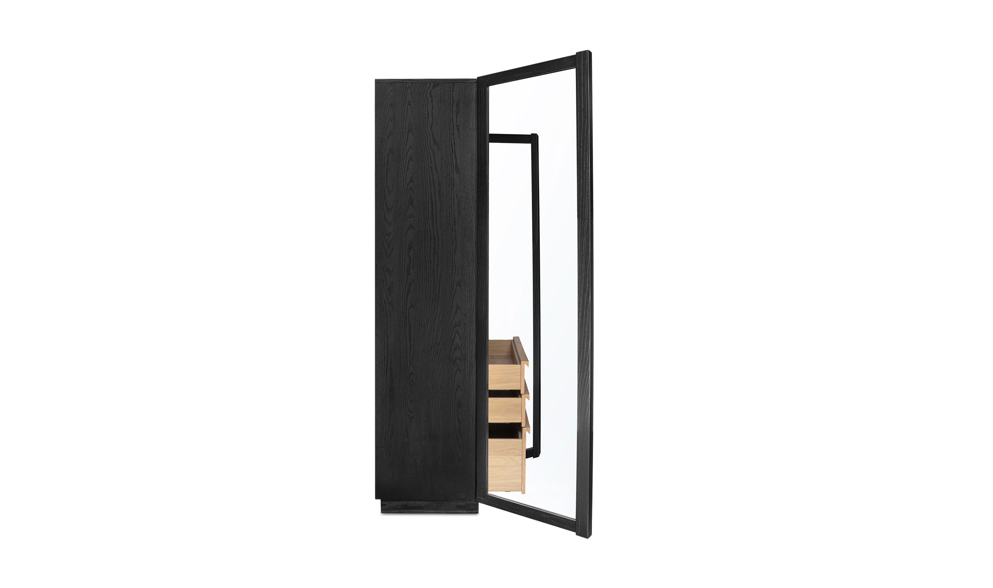 Charlotte Tall Cabinet Black