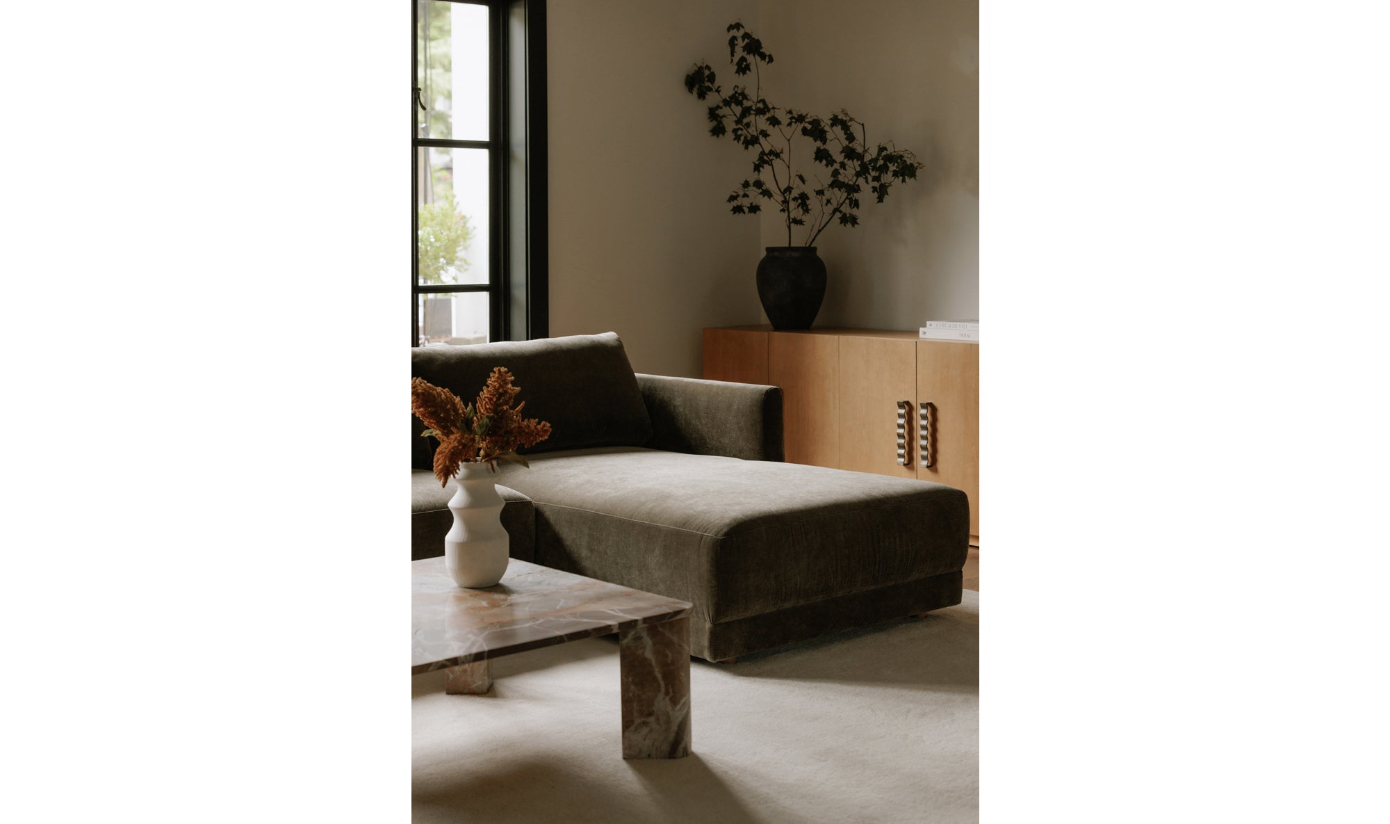 Bryn Sectional Right Heritage Cedar Green