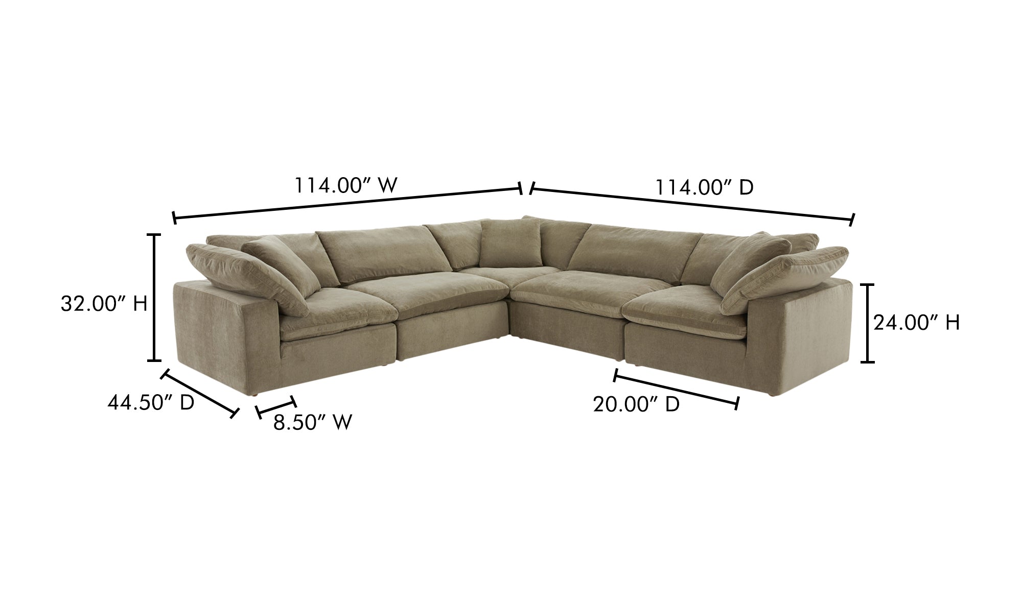 Terra Classic L-Shaped Modular Sectional