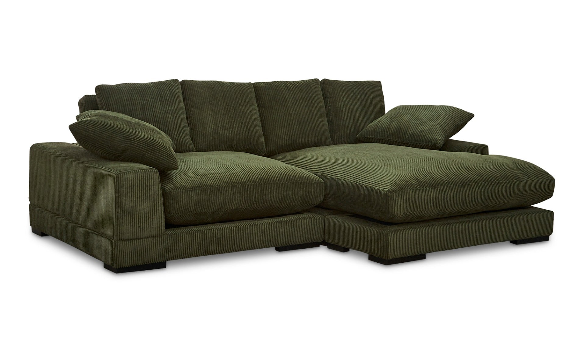 Plunge Sectional Dark Green